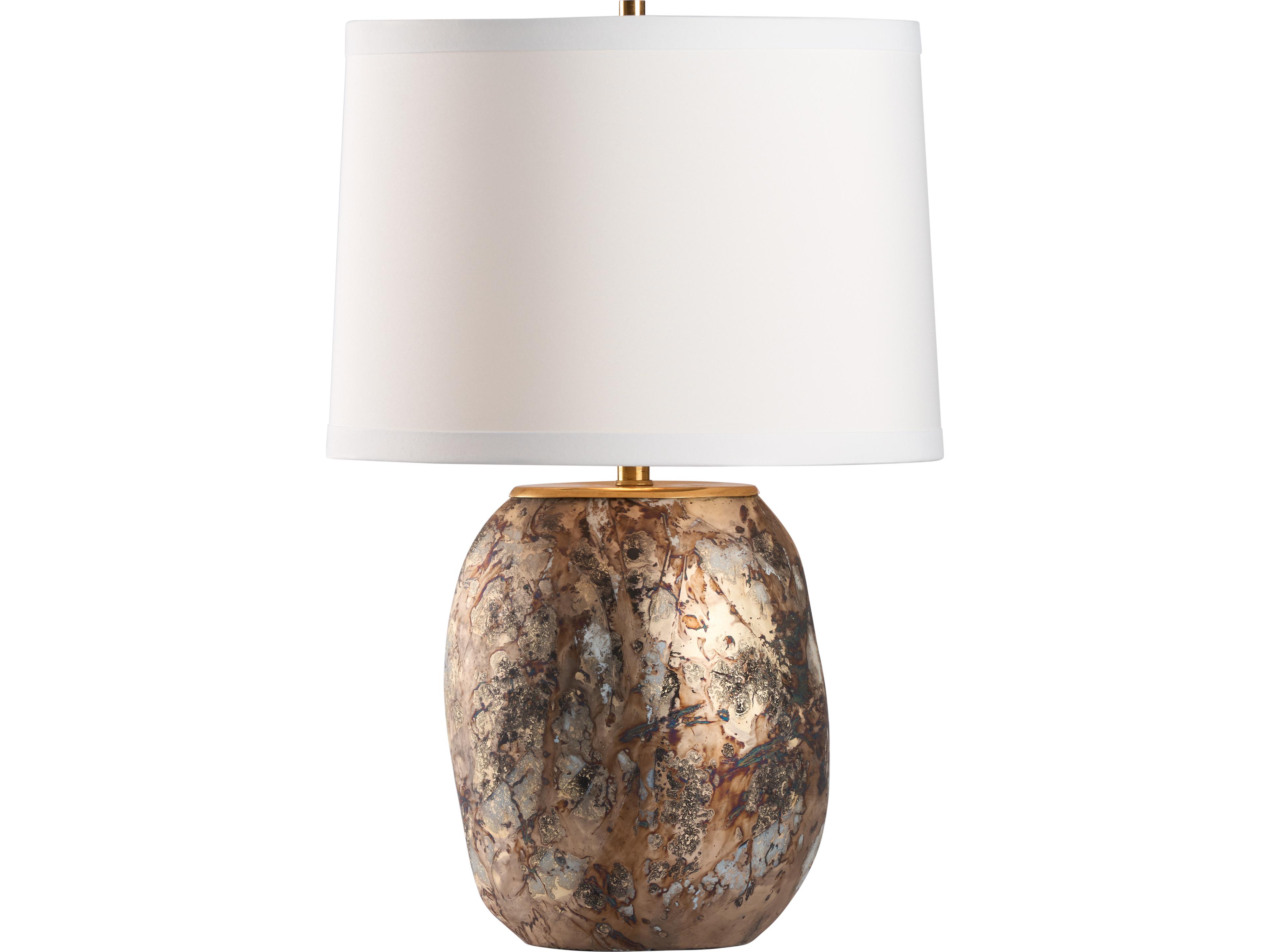 Brown Black Gold Table Lamp