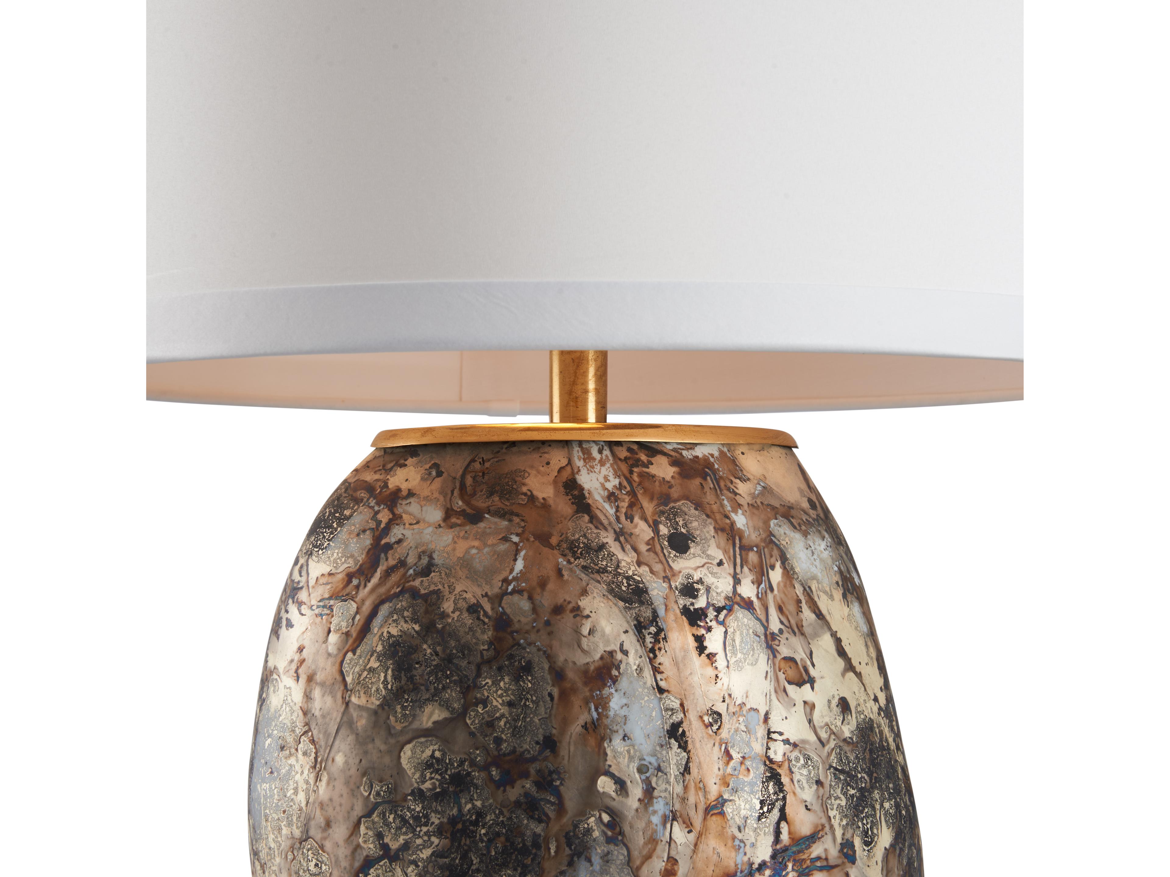 Wildwood Brown Black Gold Table Lamp