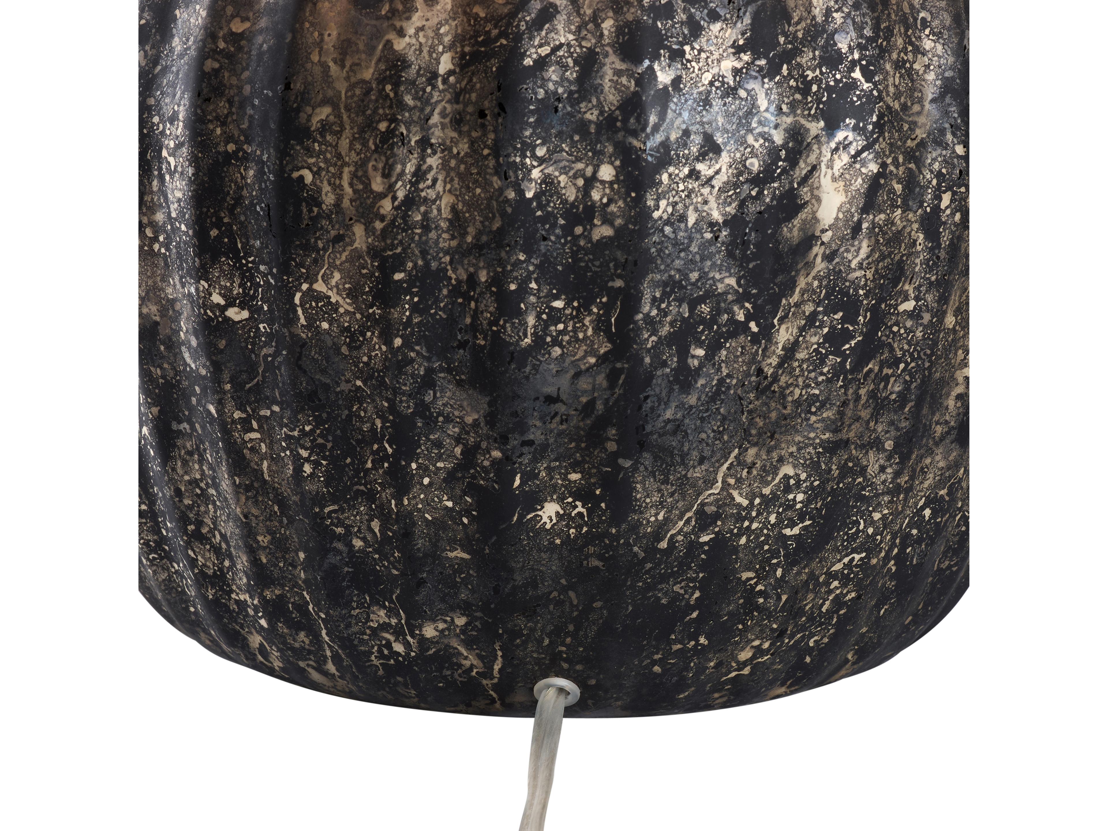 Wildwood Black Silver Mottled Table Lamp