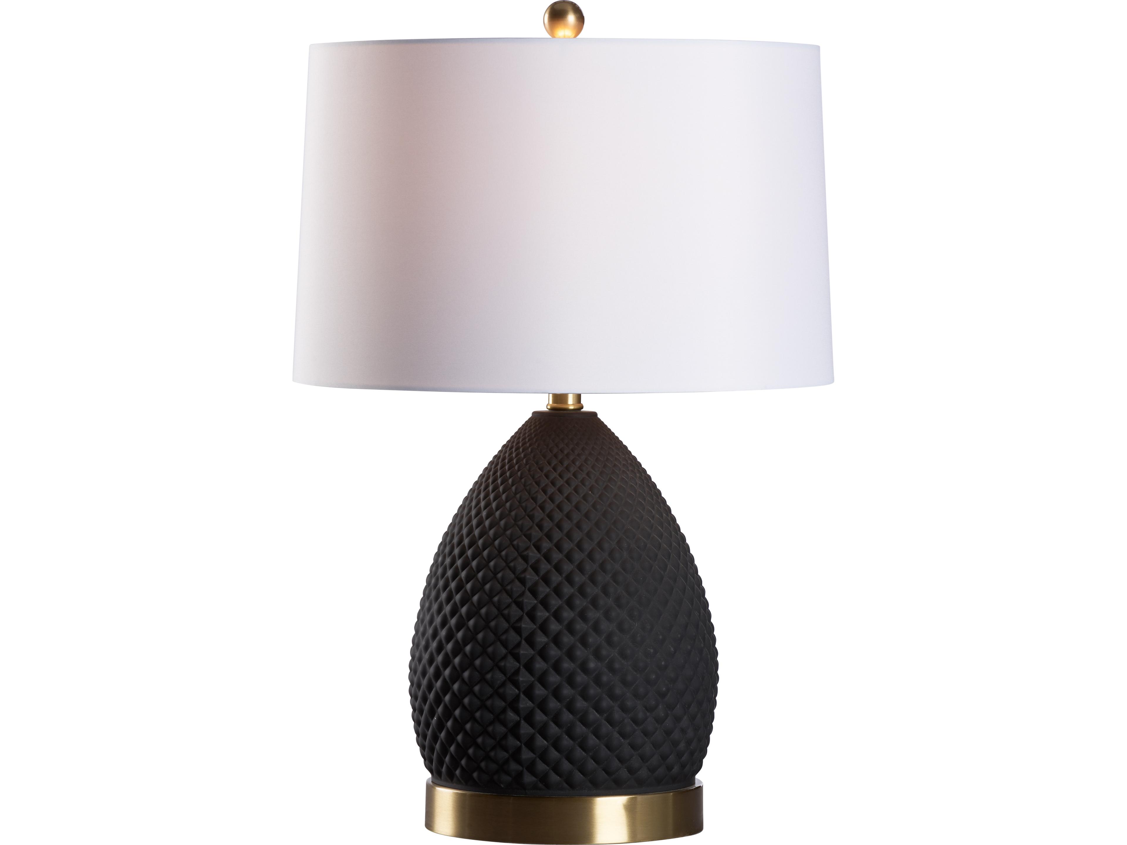 Black Antique Brass Table Lamp