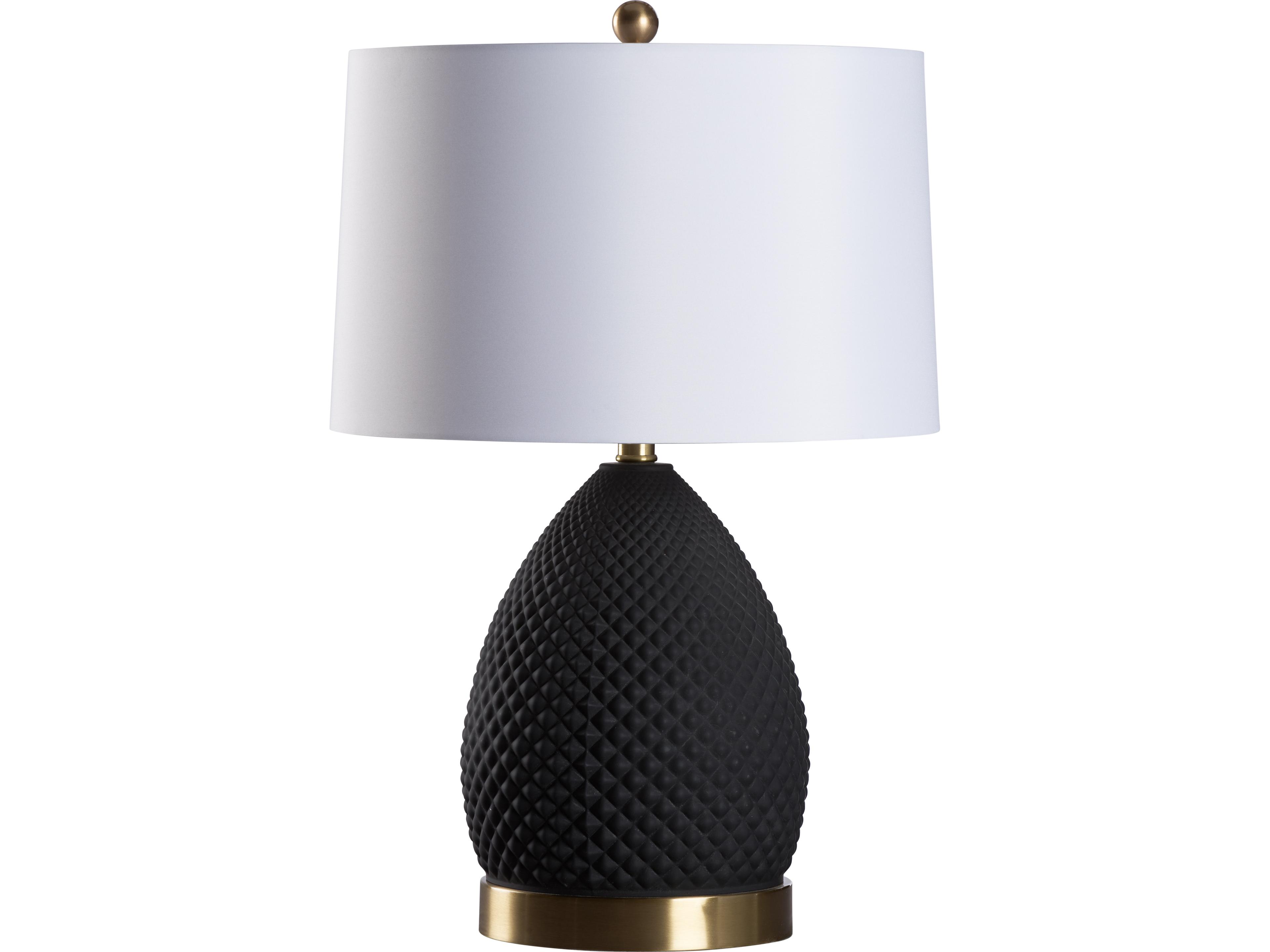 Wildwood Black Antique Brass Table Lamp