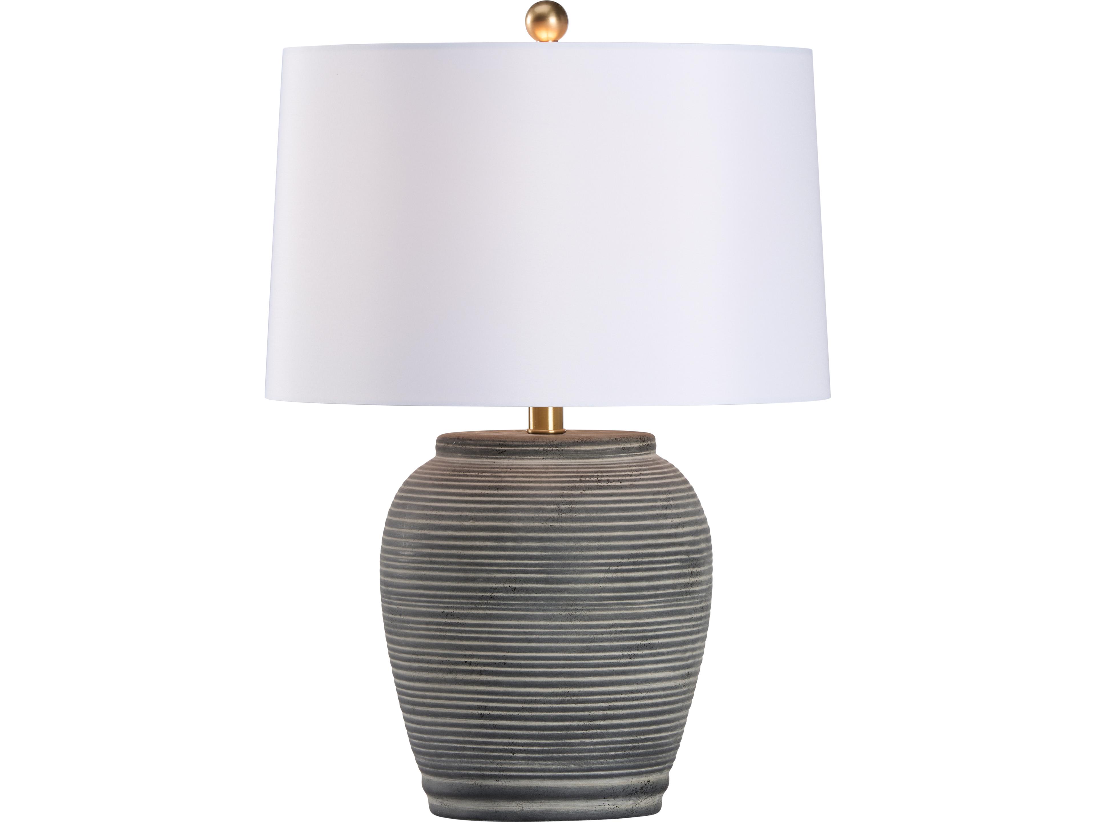 Black Glaze Table Lamp