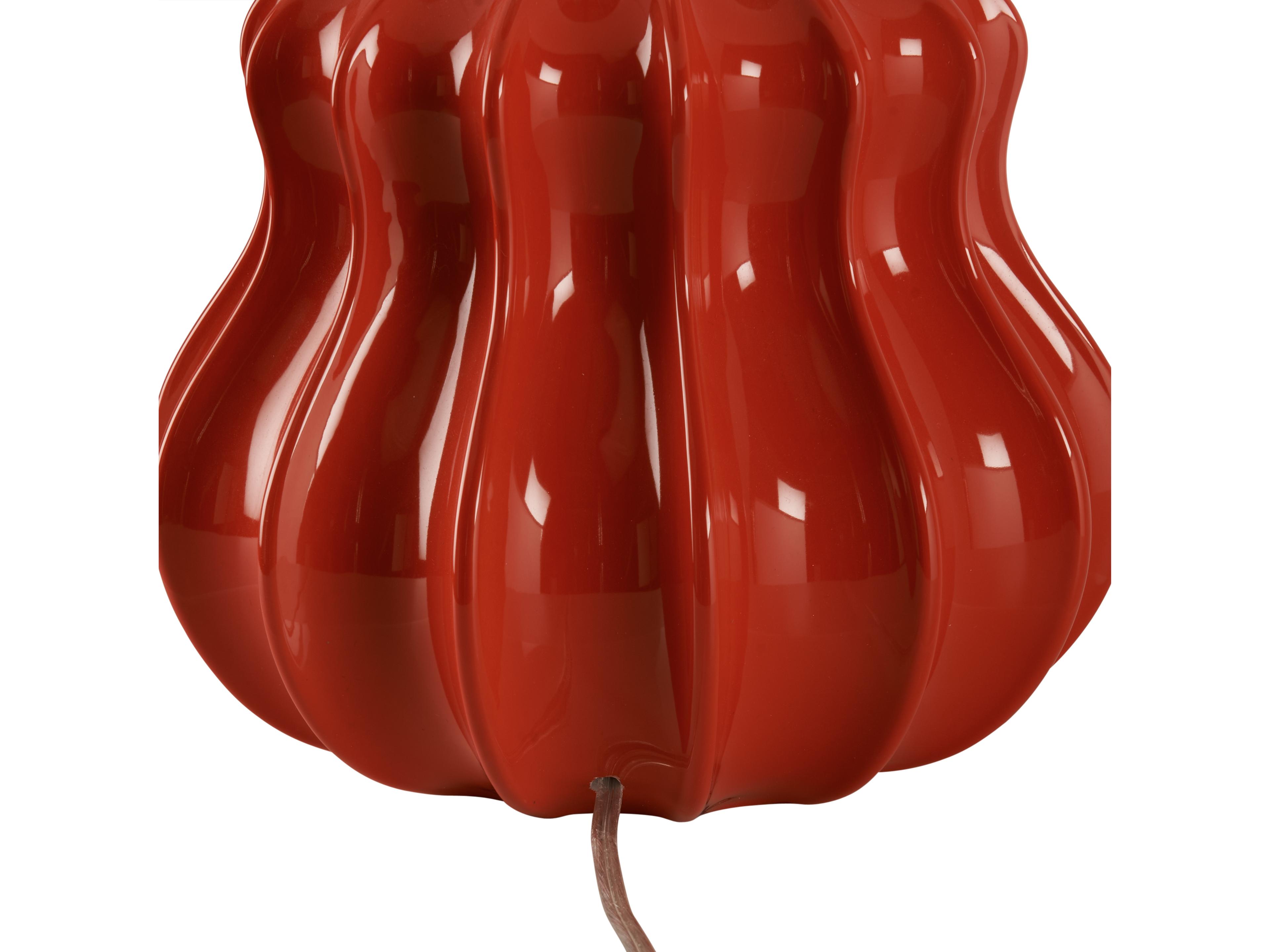 Wildwood Red Glaze Table Lamp