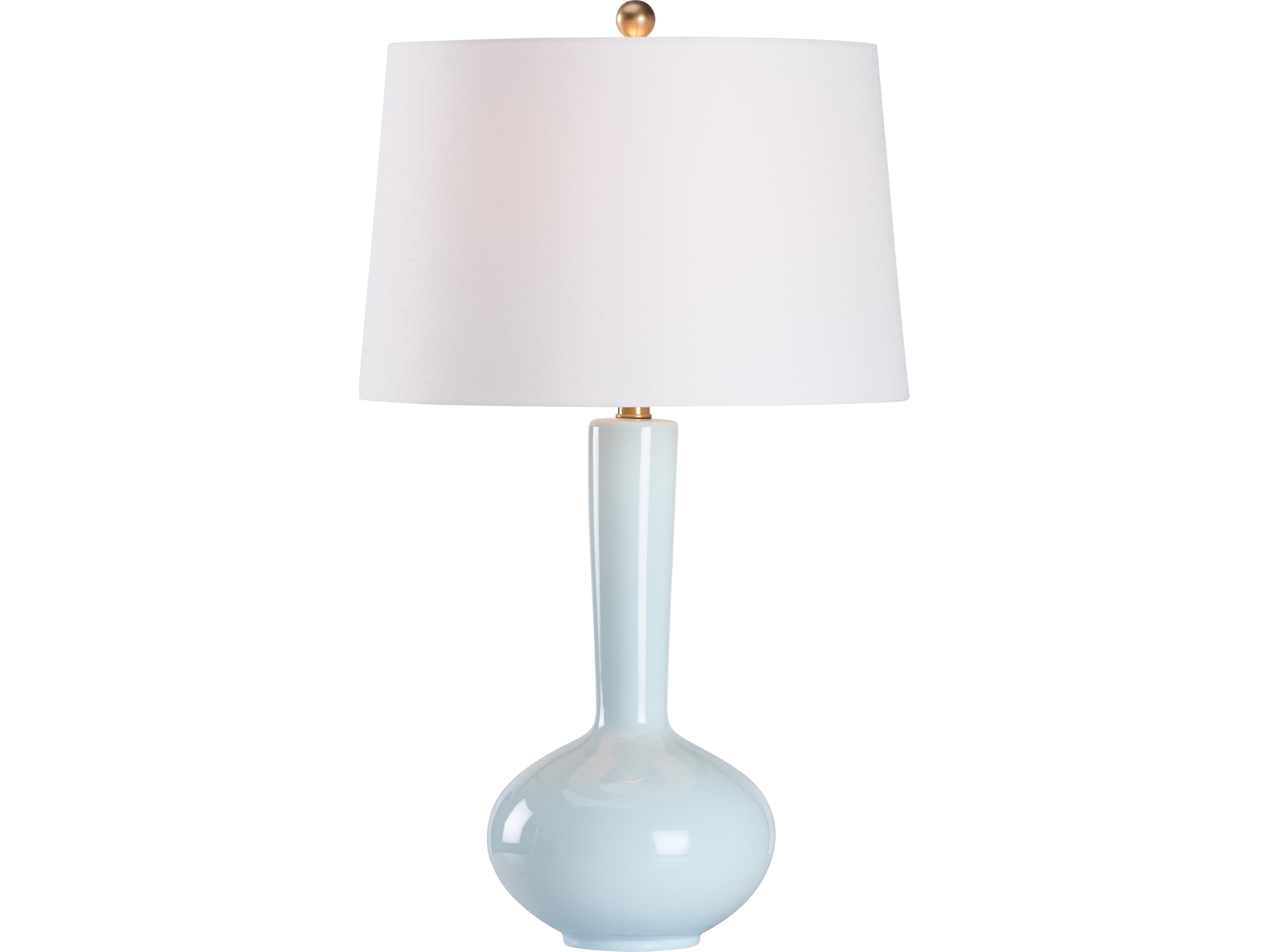 Wildwood Light Blue Glaze Table Lamp