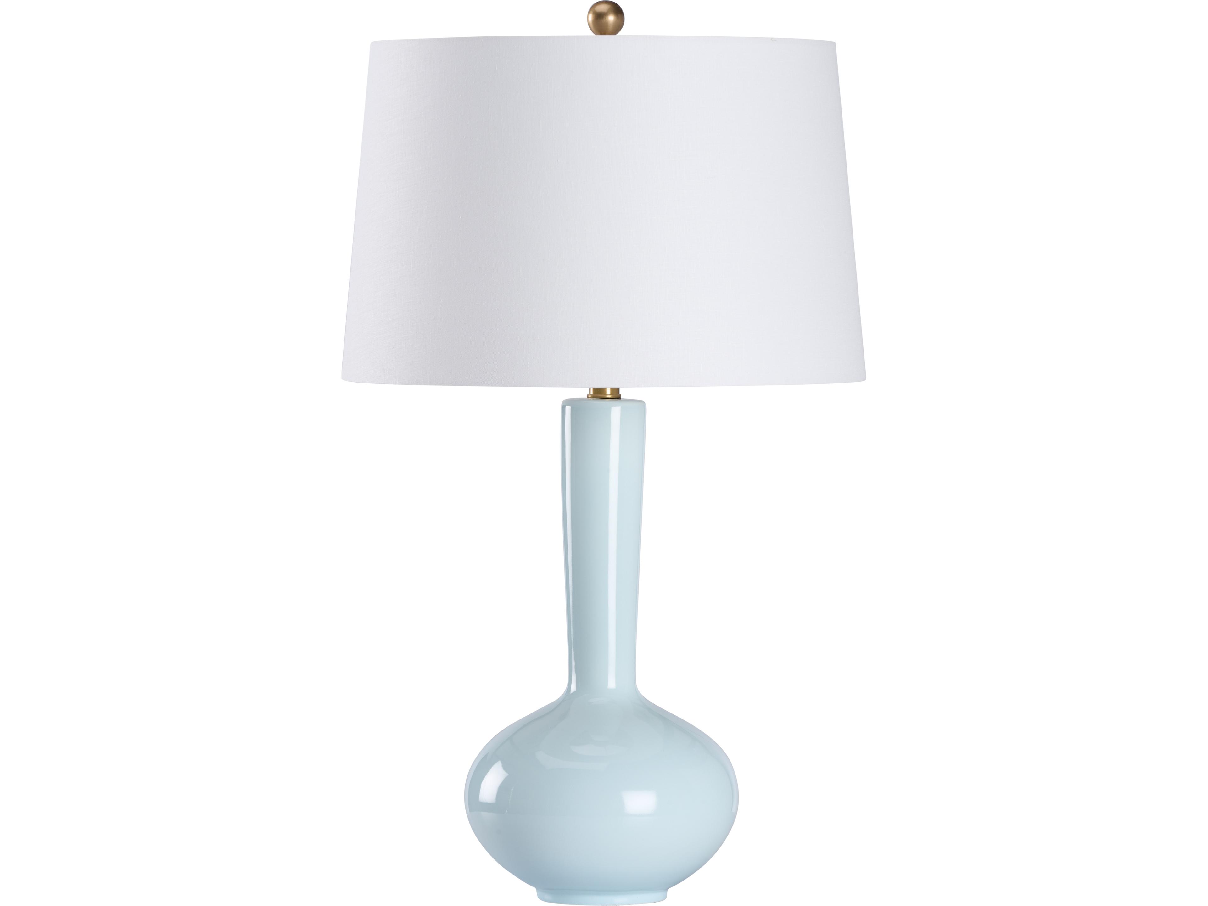 Wildwood Light Blue Glaze Table Lamp