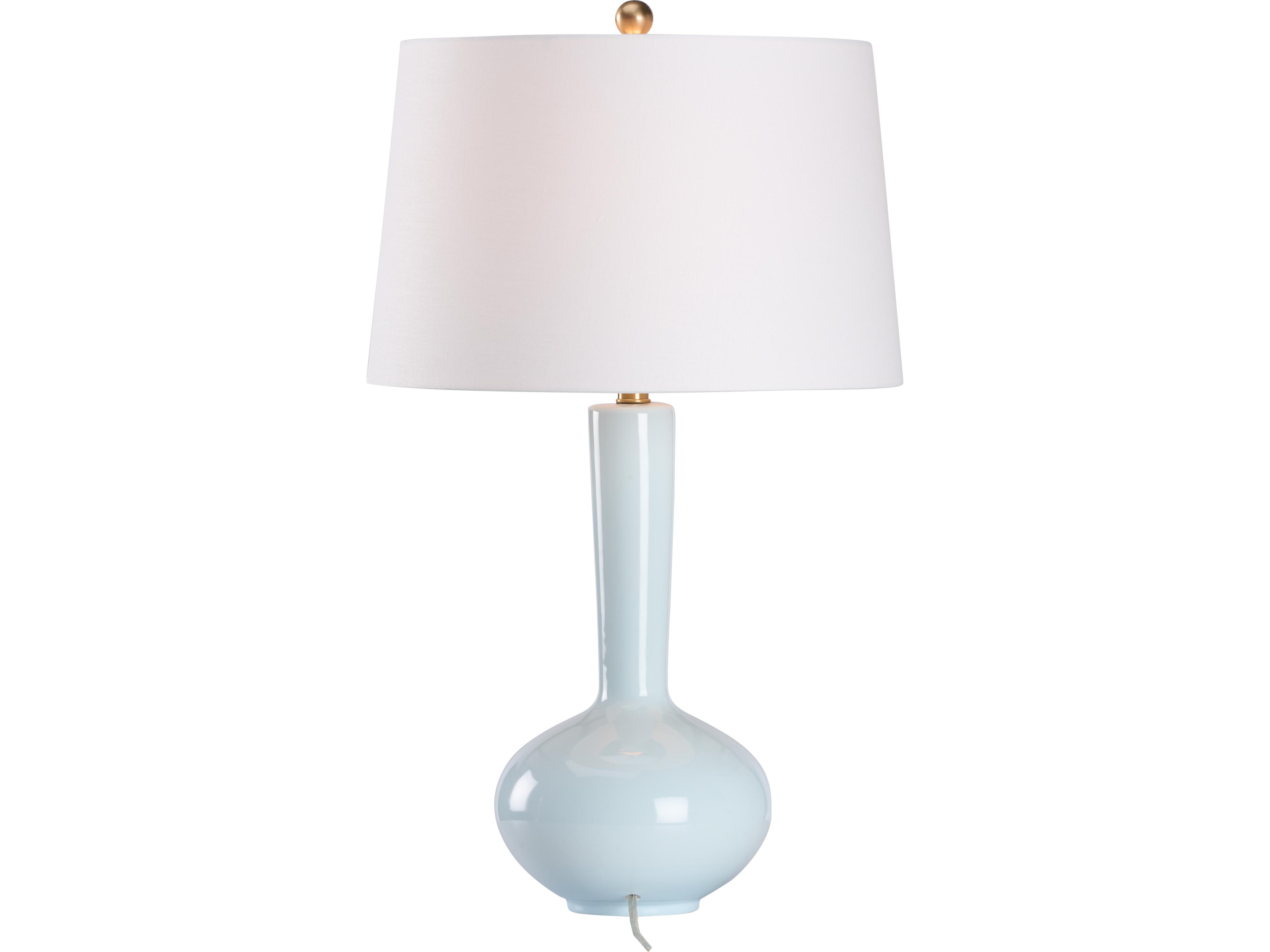 Wildwood Light Blue Glaze Table Lamp