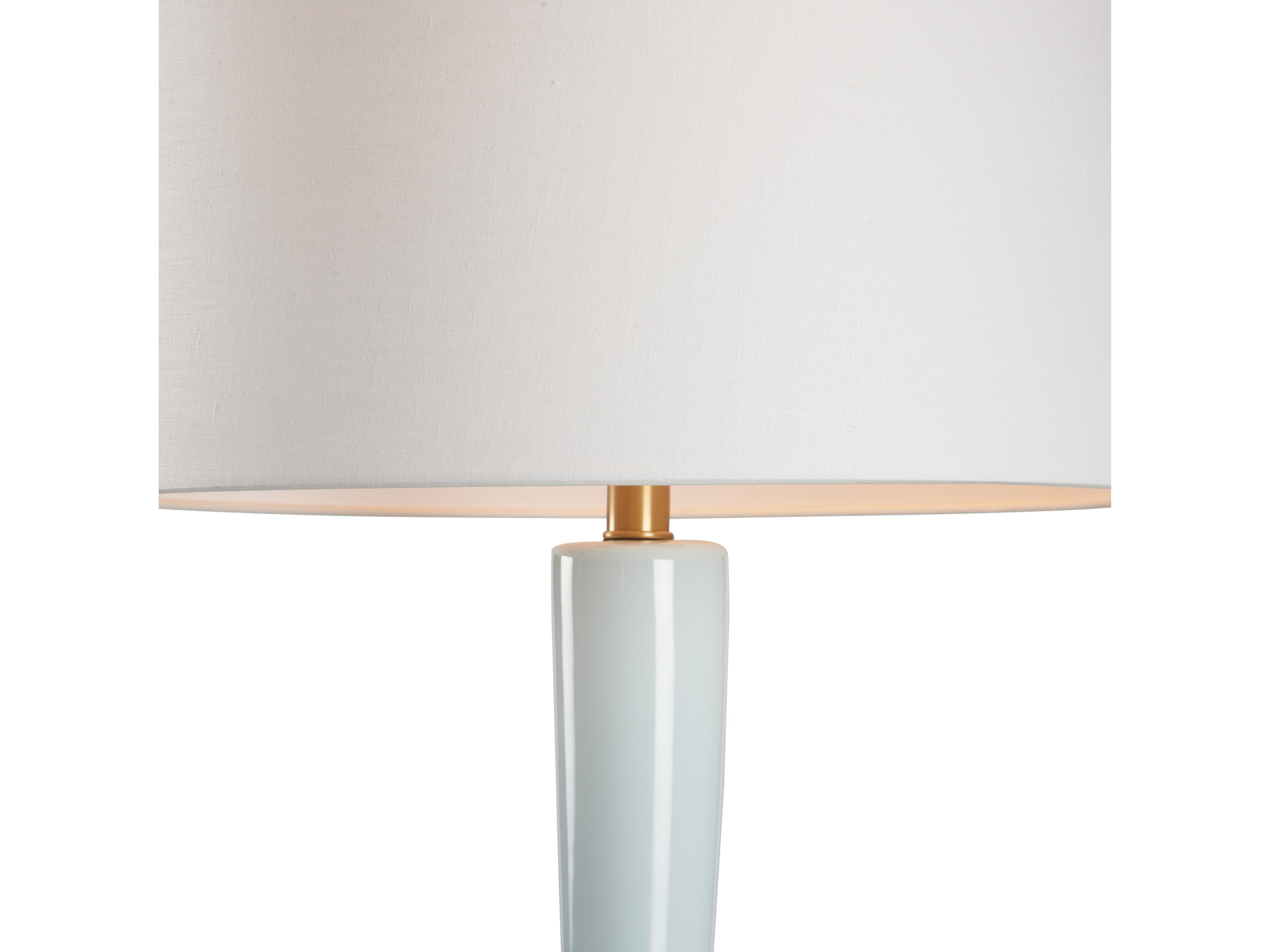 Wildwood Light Blue Glaze Table Lamp