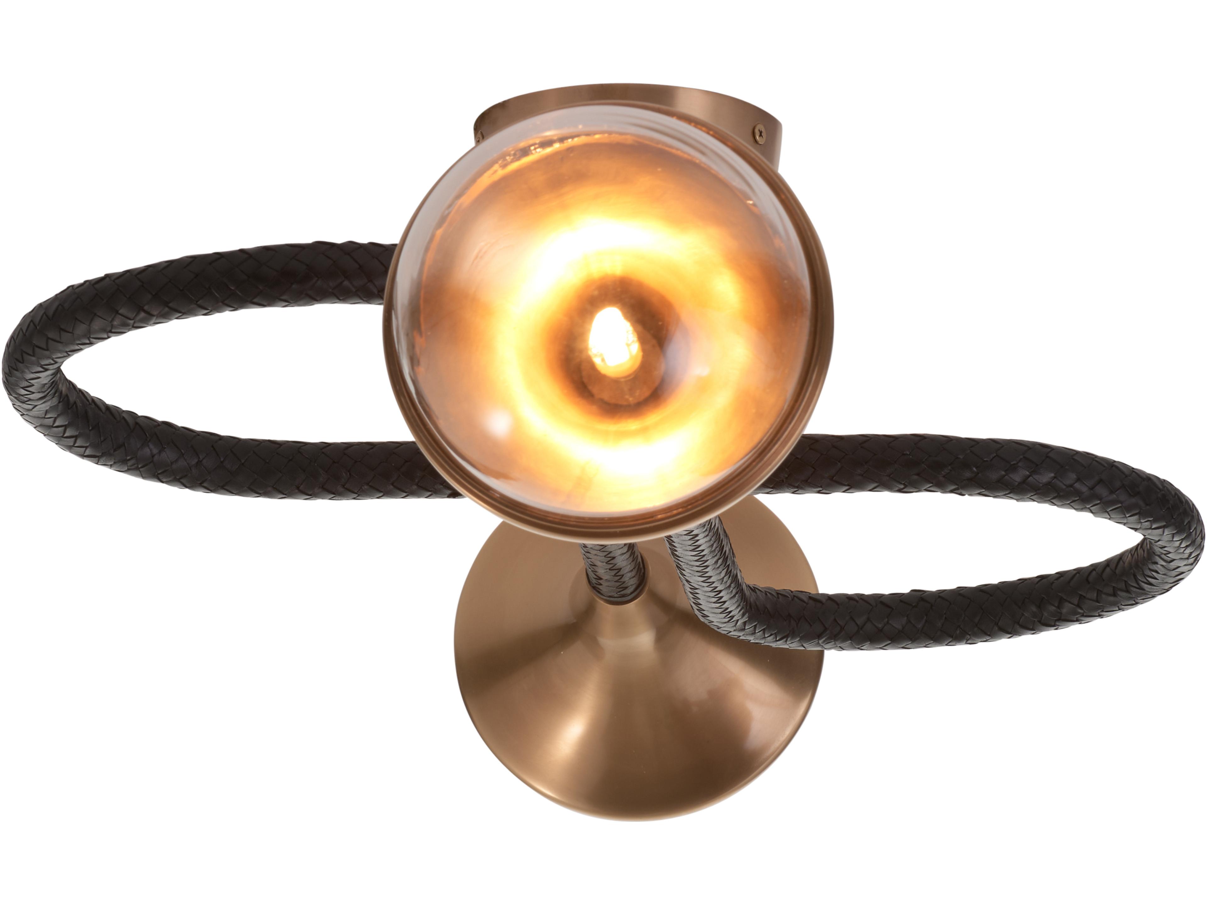 Wildwood Black Antique Brass Clear Wall Sconce