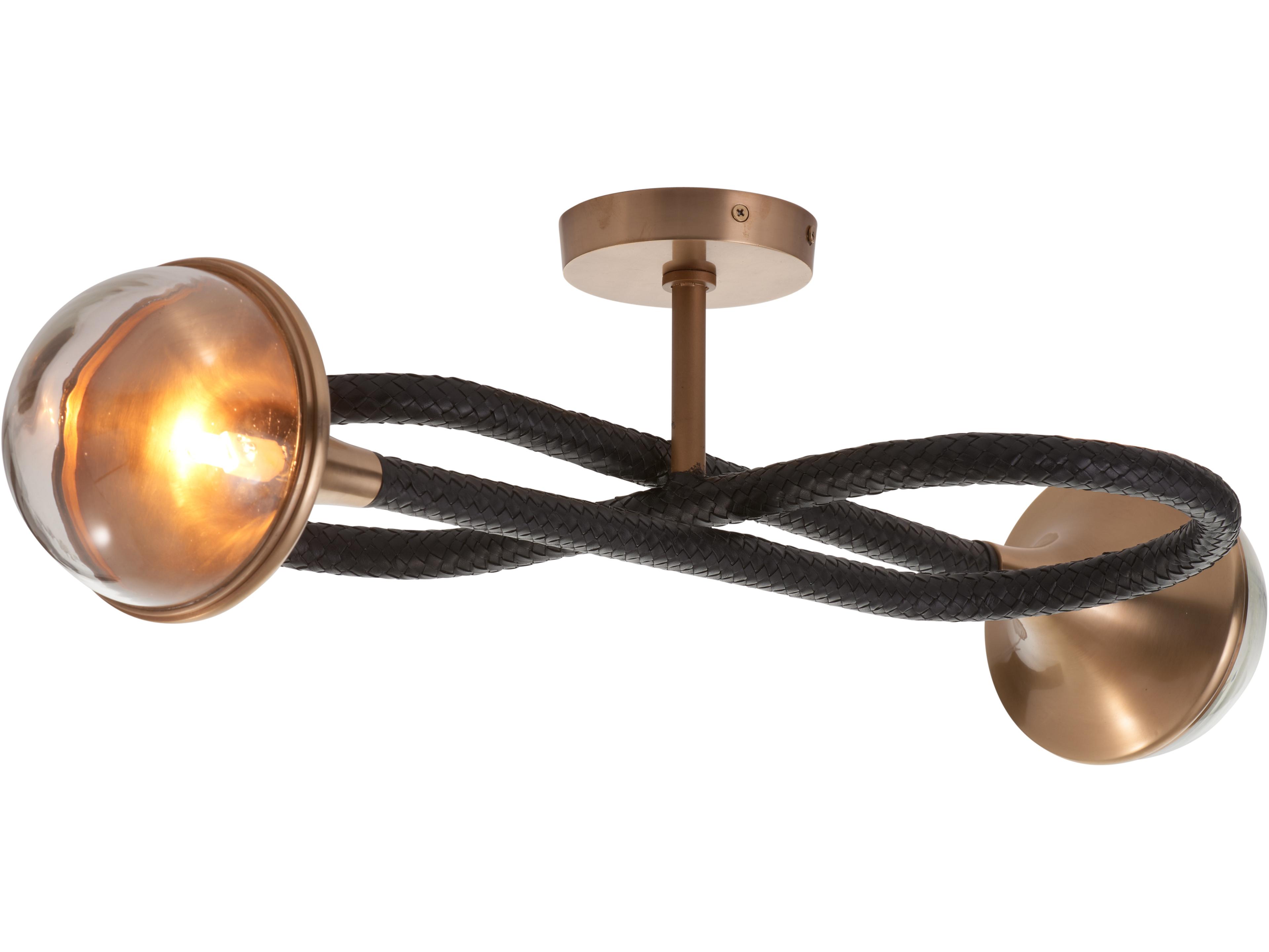 Wildwood Black Antique Brass Clear Wall Sconce