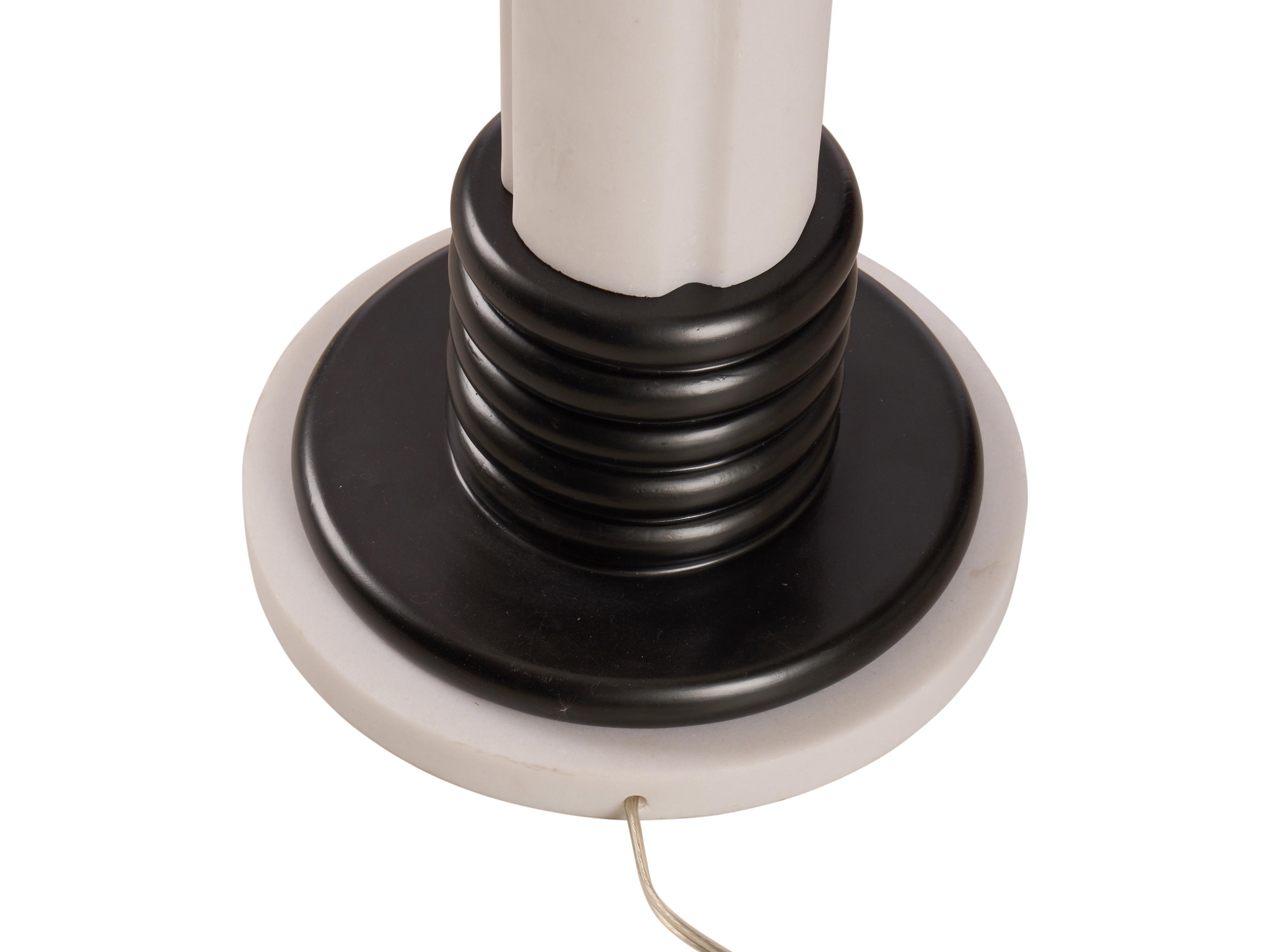 Wildwood Matte White Black Floor Lamp