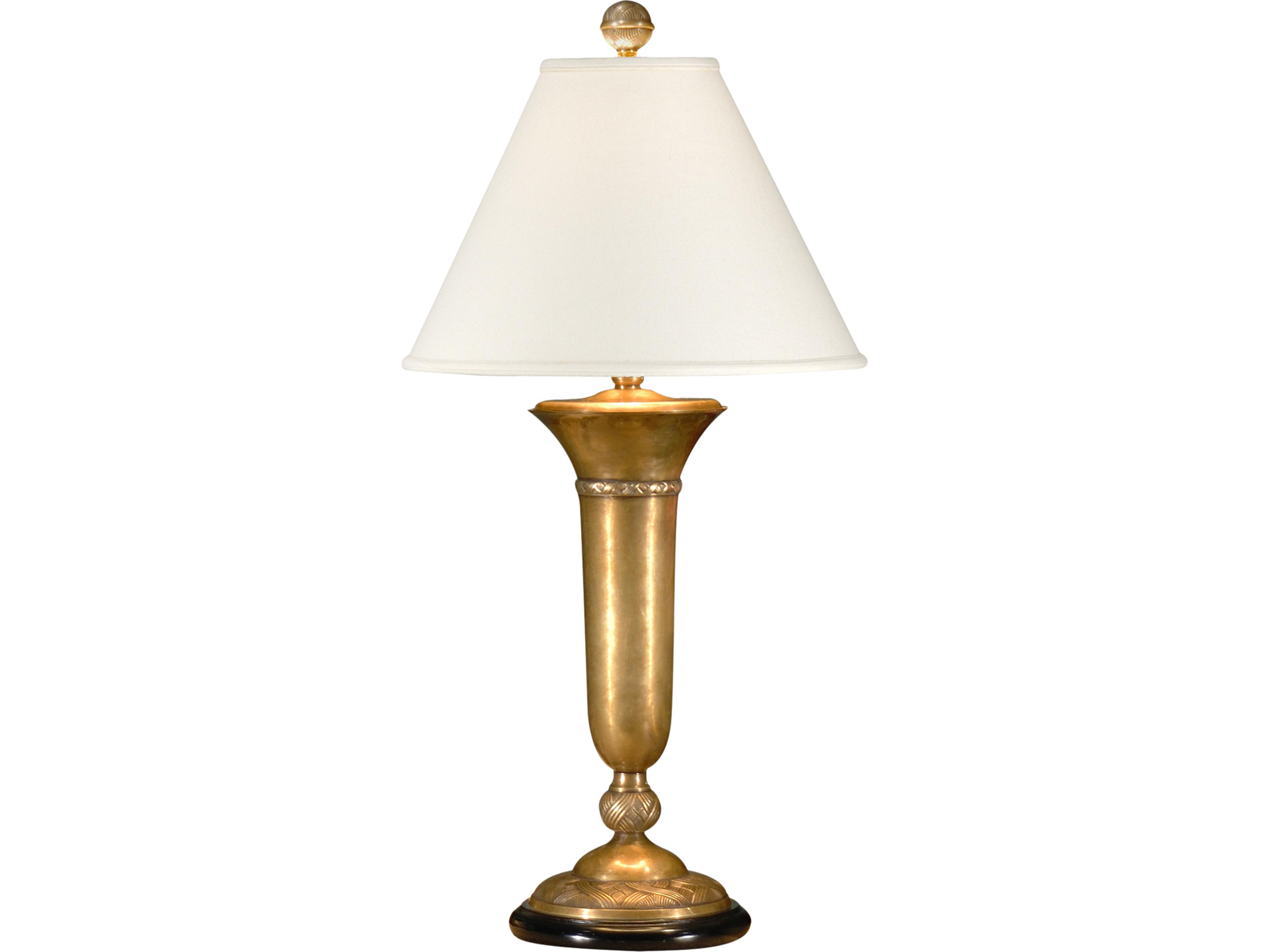 Wildwood Hand Rubbed Patina Black Gold Traditional Buffet Lamp