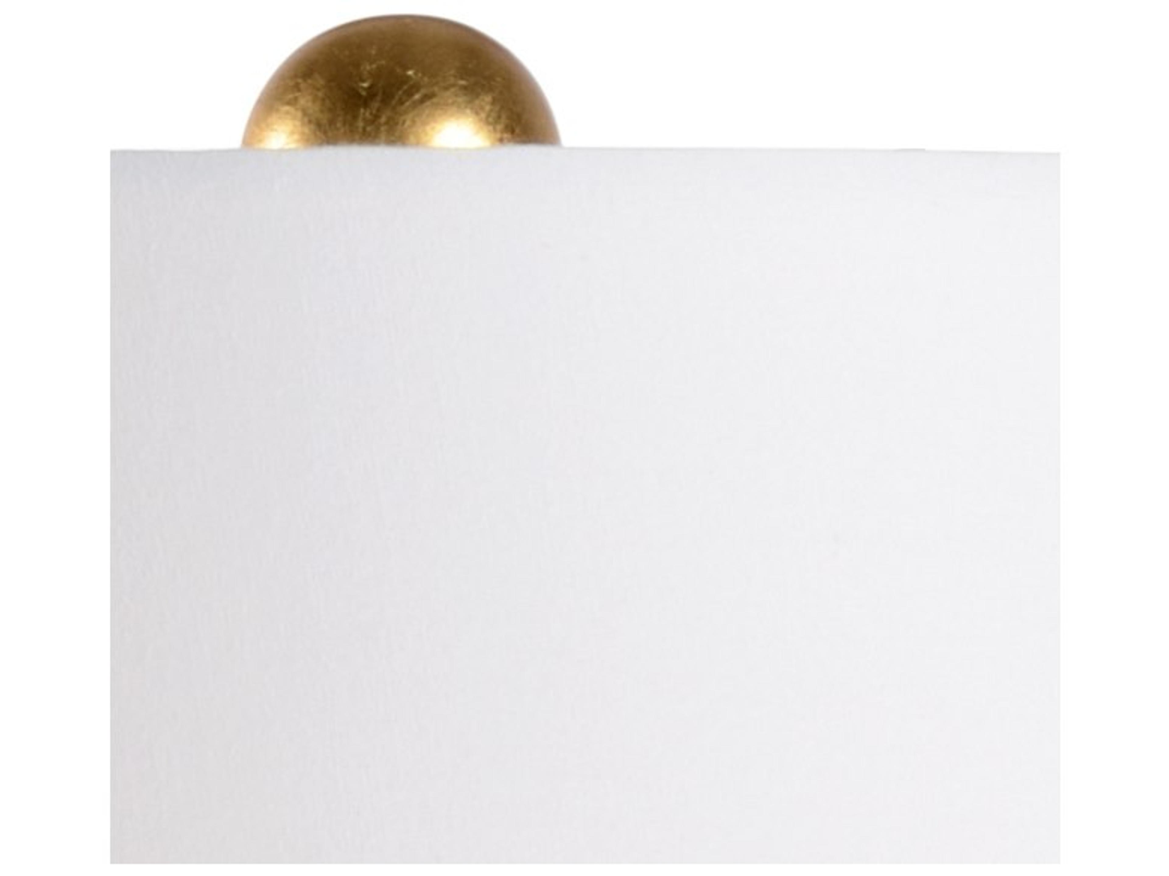 Wildwood Larry Laslo Antique Gold Leaf Natural Black Silkette Table Lamp