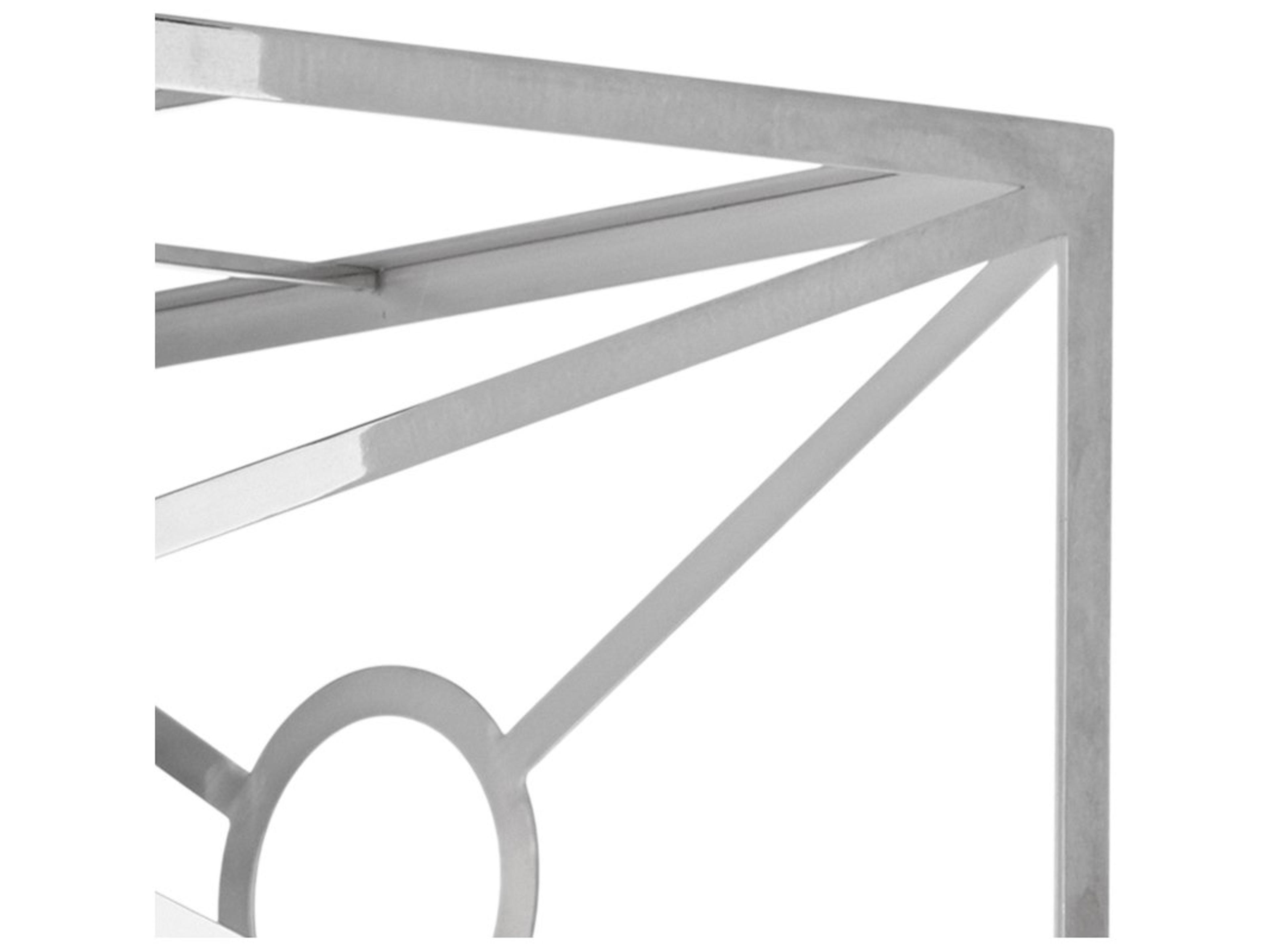 Wildwood Matthew Frederick 10-Light Polished Nickel Geometric Linear Island Pendant