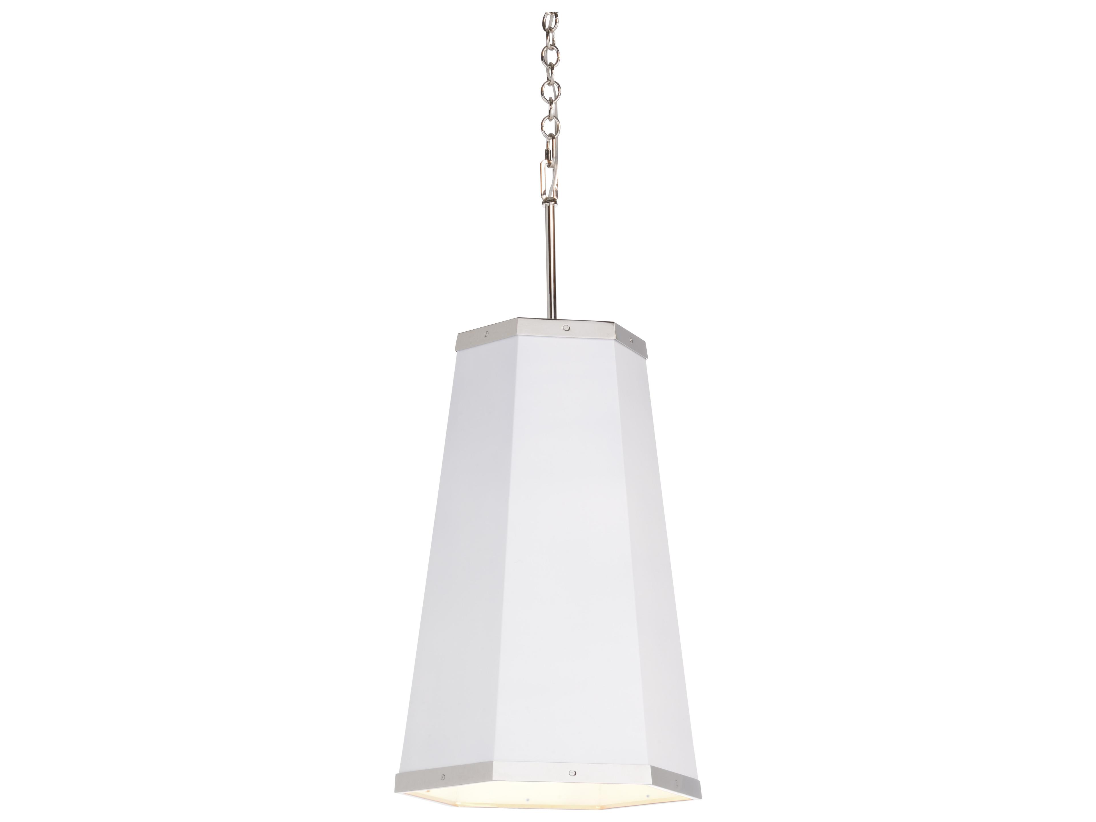 Wildwood Matthew Frederick 1-Light Polished Nickel Chantilly Lace Cylinder Geometric Pendant