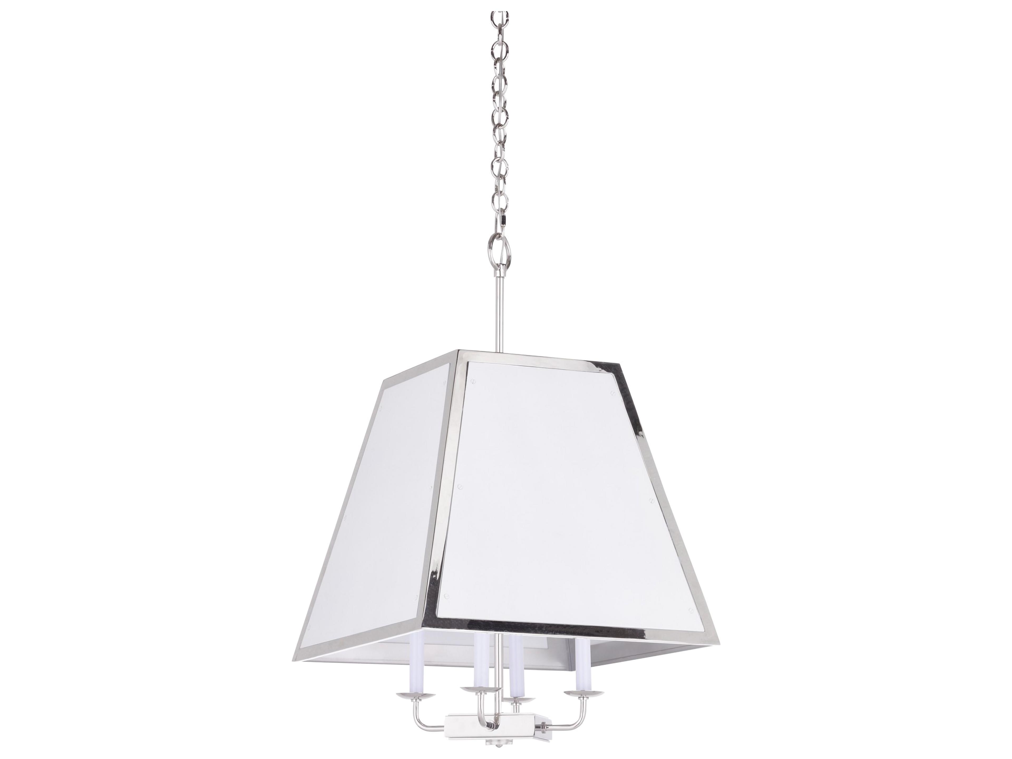 Wildwood Matthew Frederick 4-Light Polished Nickel Any Ben Moore Empire Pendant