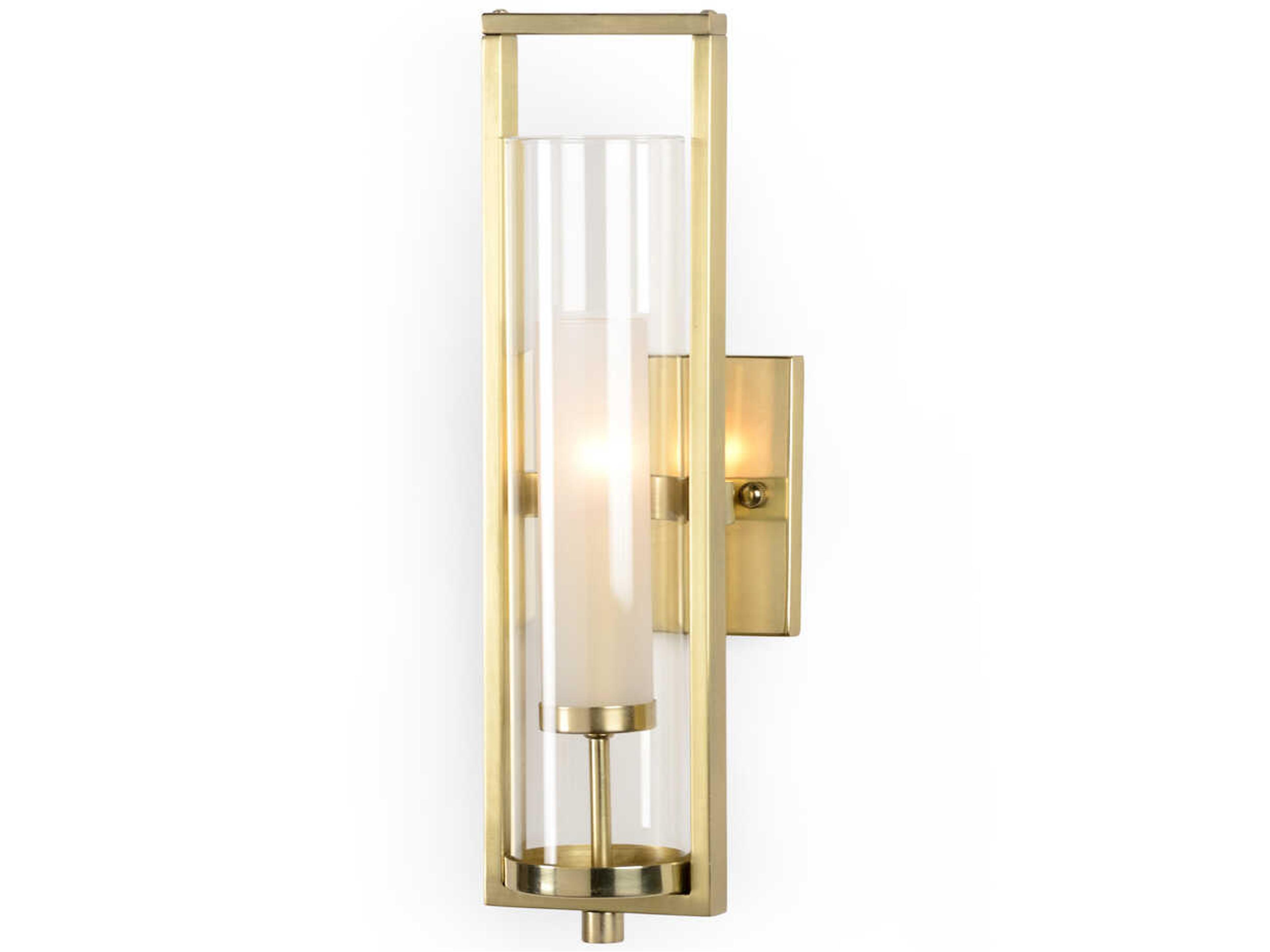 Lancaster 1-Light Antique Brass Wall Sconce
