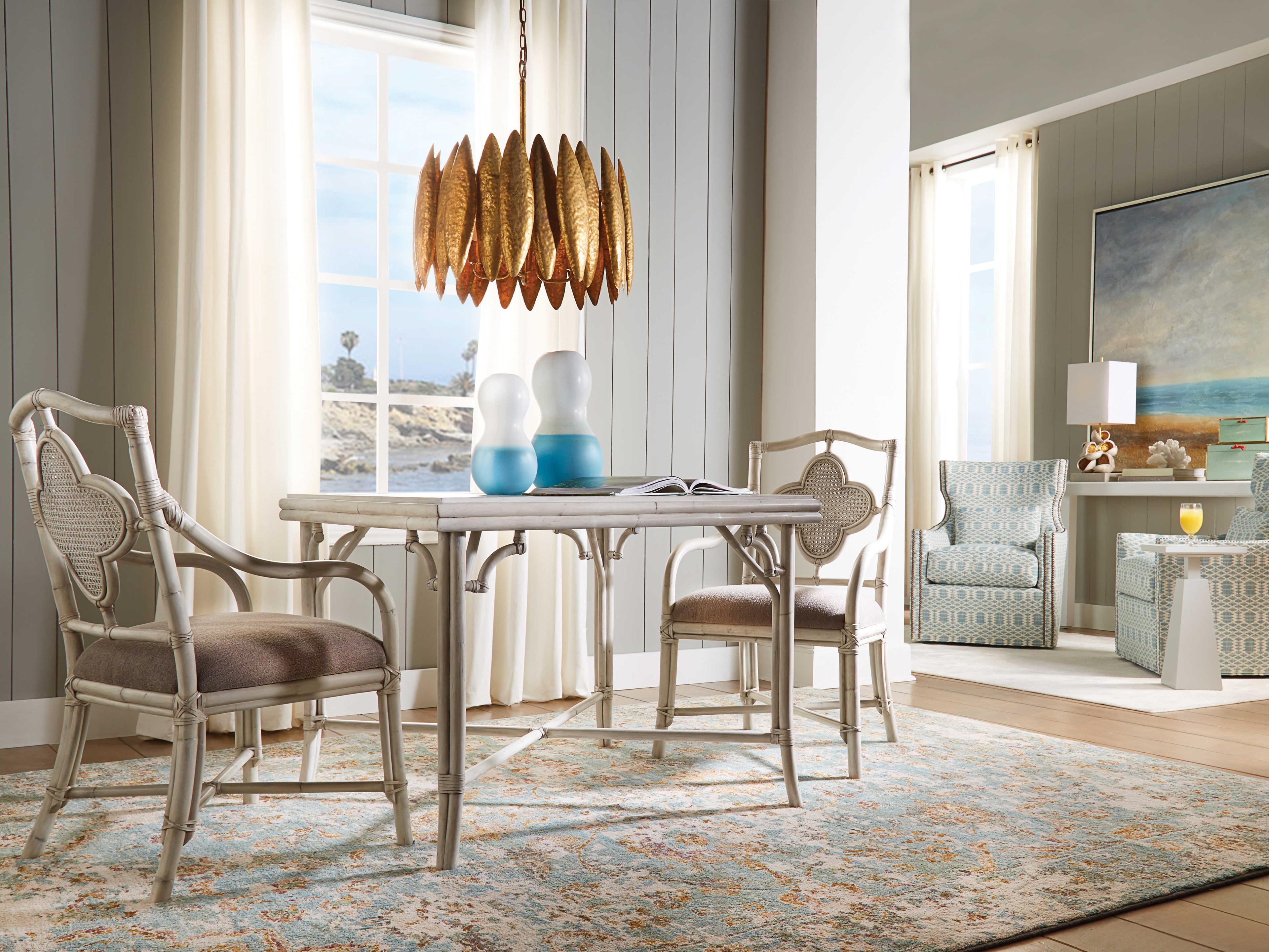 Wildwood Ryland 4-Light Antique Gold Leaf Candelabra Drum Chandelier