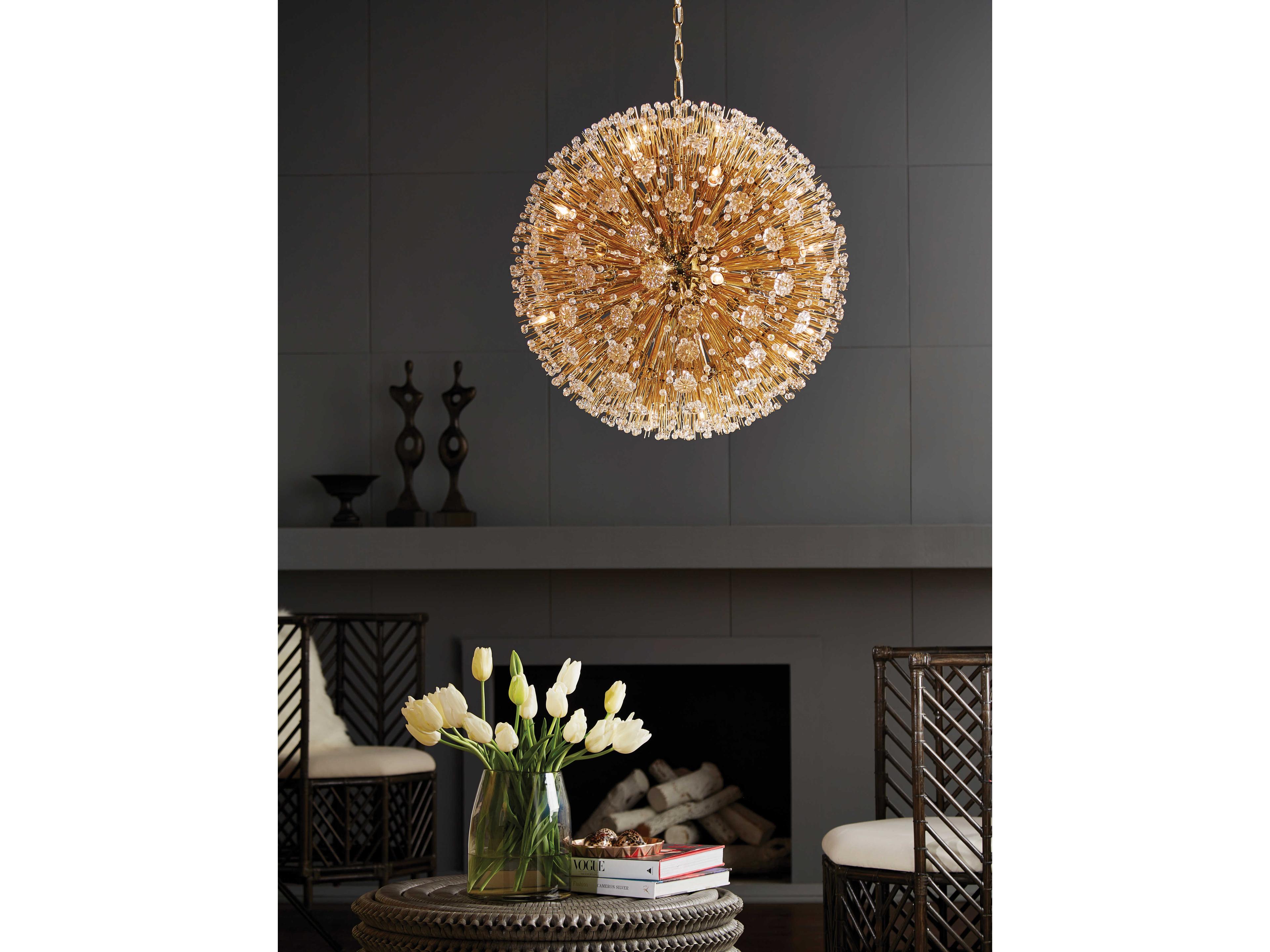 Wildwood Lolita 16-Light Gold Brass Pendant