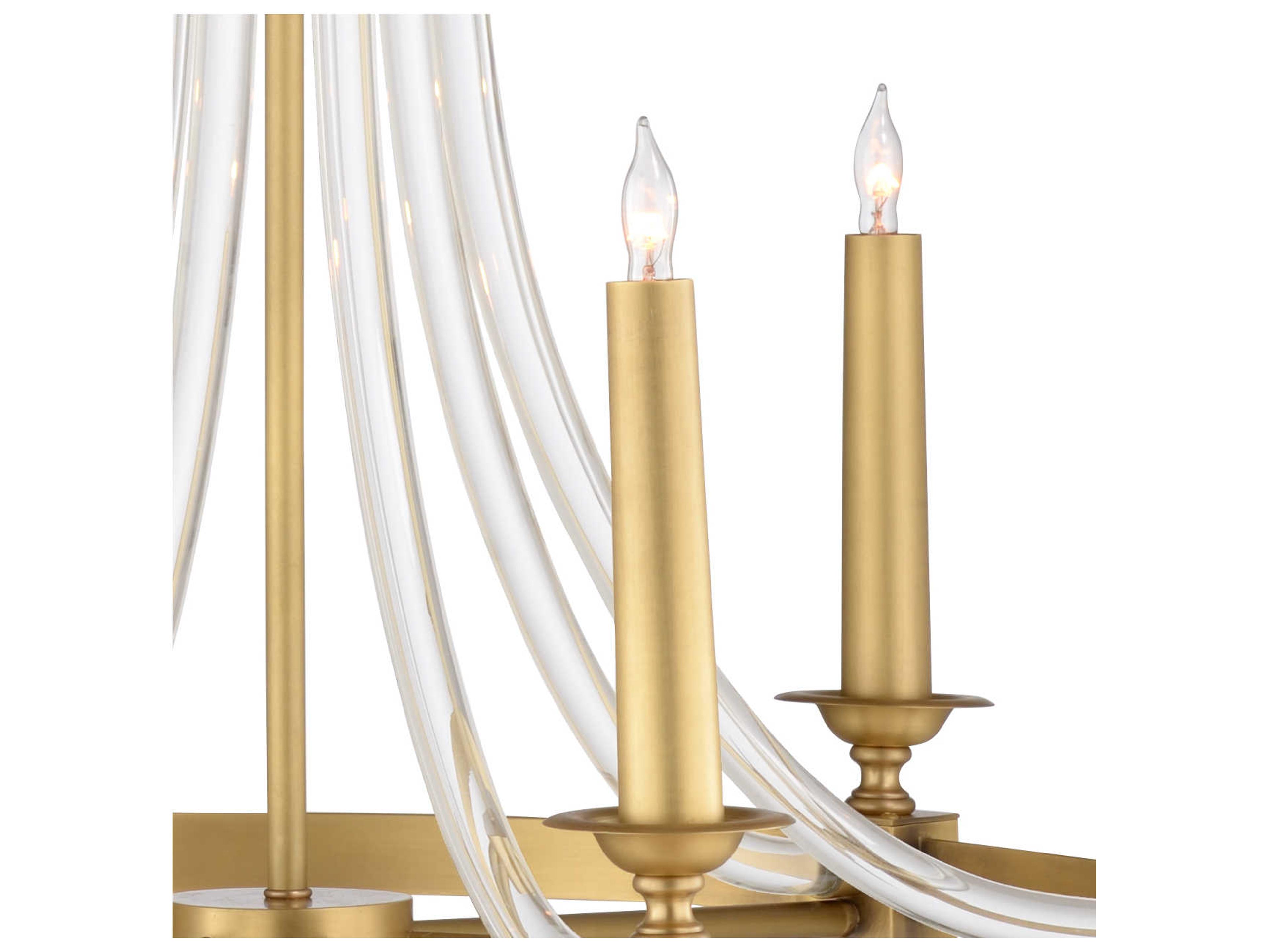 Wildwood Prospect 6-Light Gold Brass Chandelier