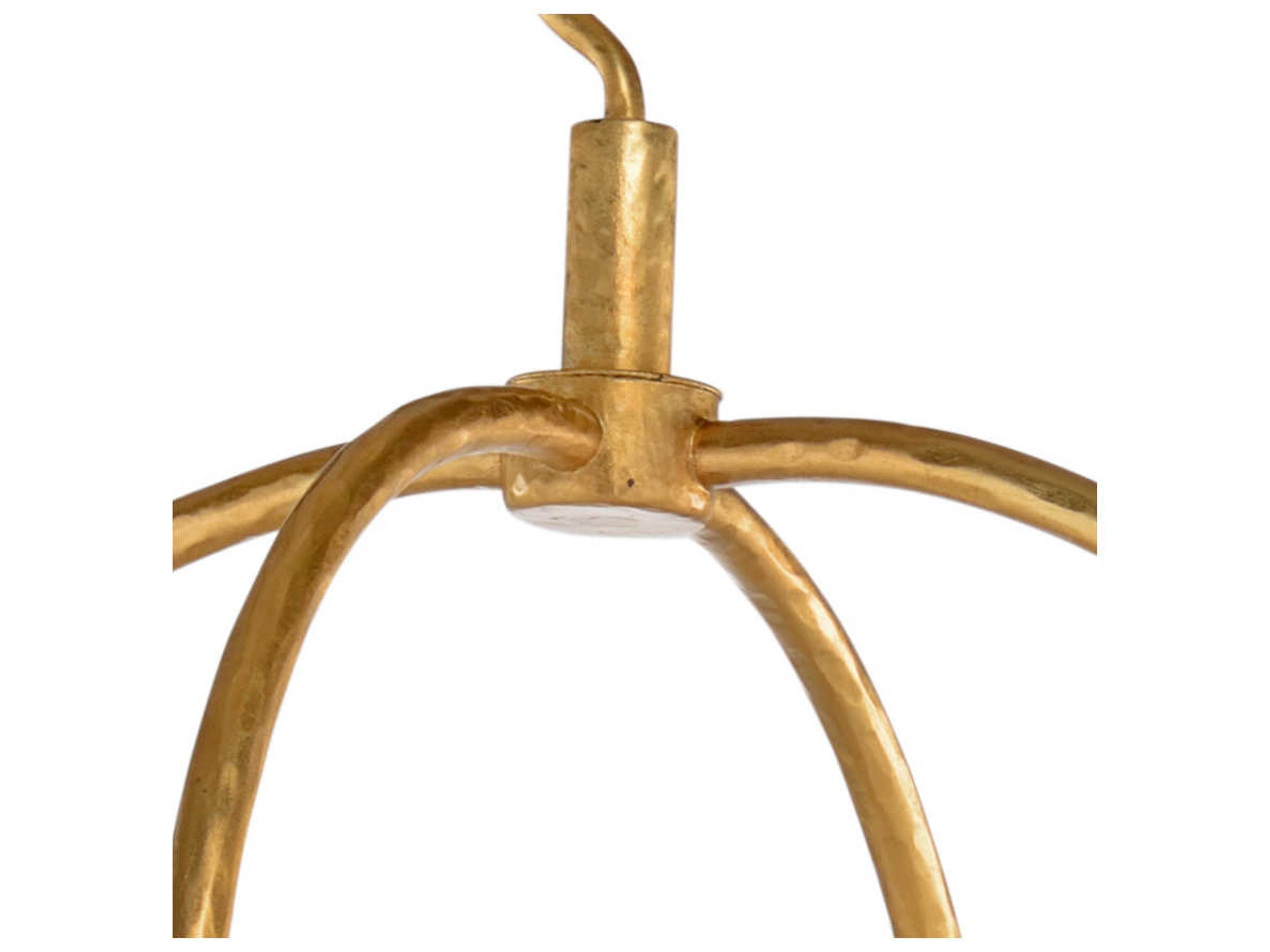 Wildwood Diego 4-Light Gold Leaf Chandelier