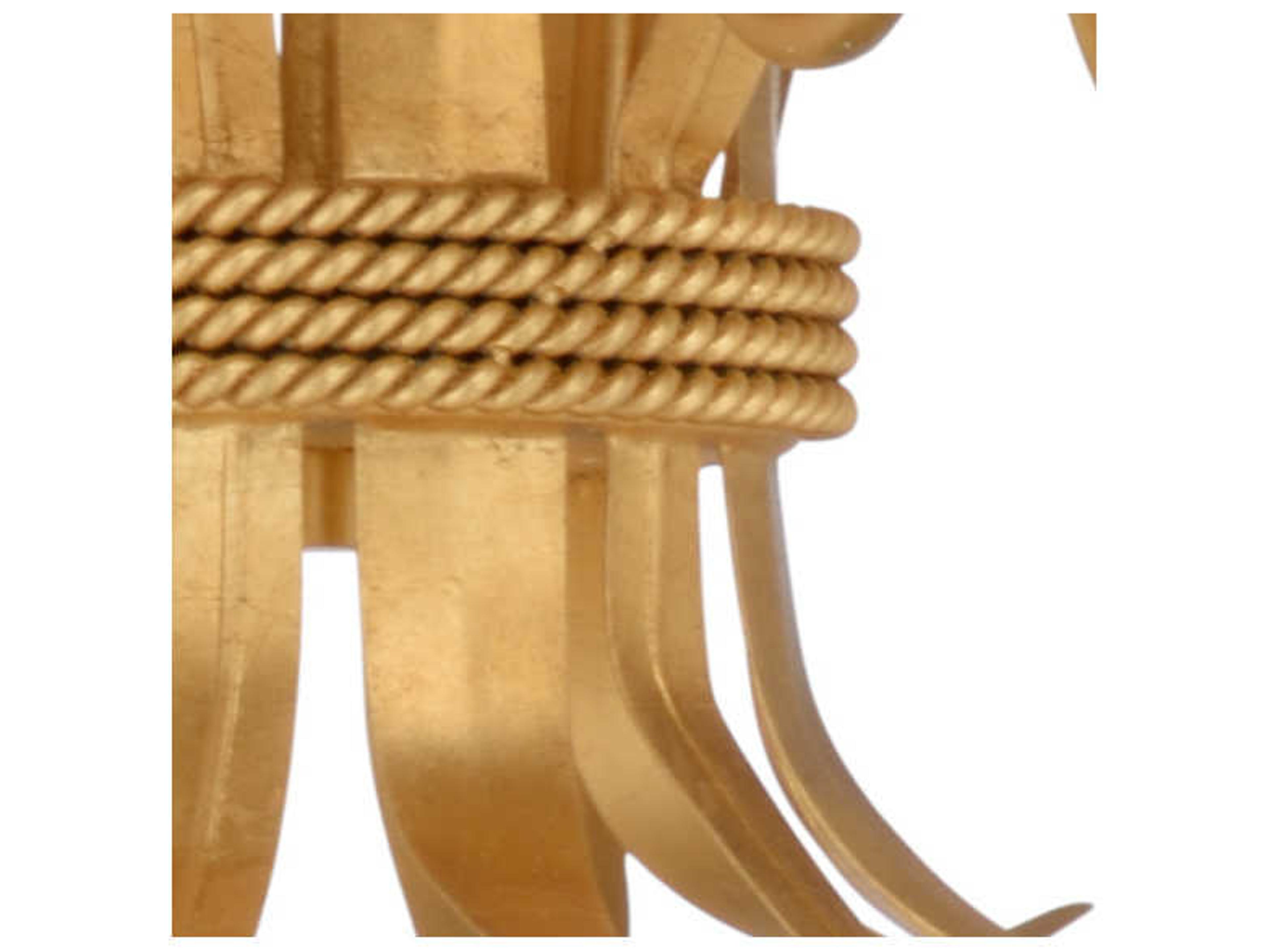 Wildwood Mignon 6-Light Gold Leaf Chandelier