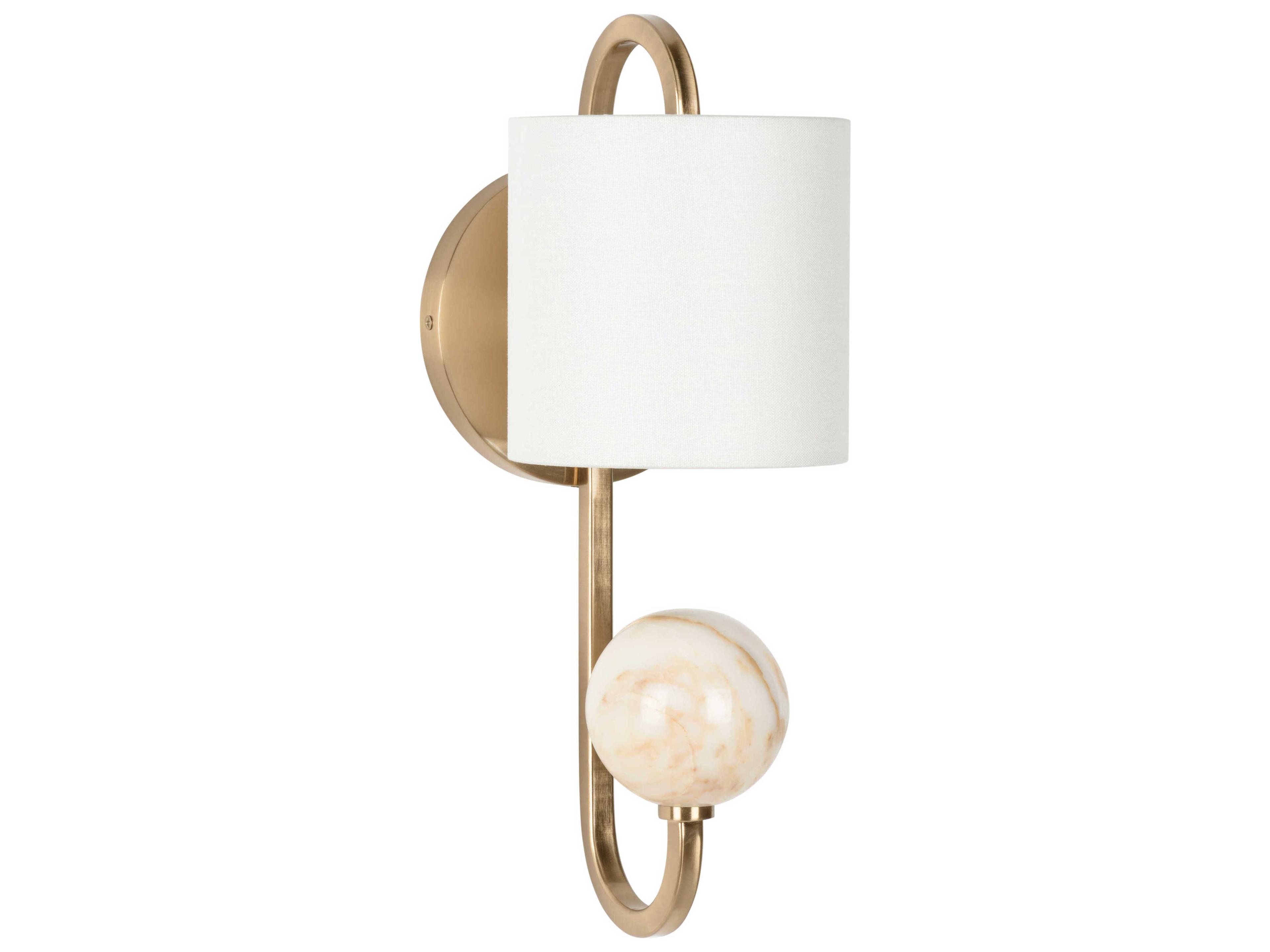 Wildwood Varese 1-Light Coffee Bronze Calacatta Gold Wall Sconce