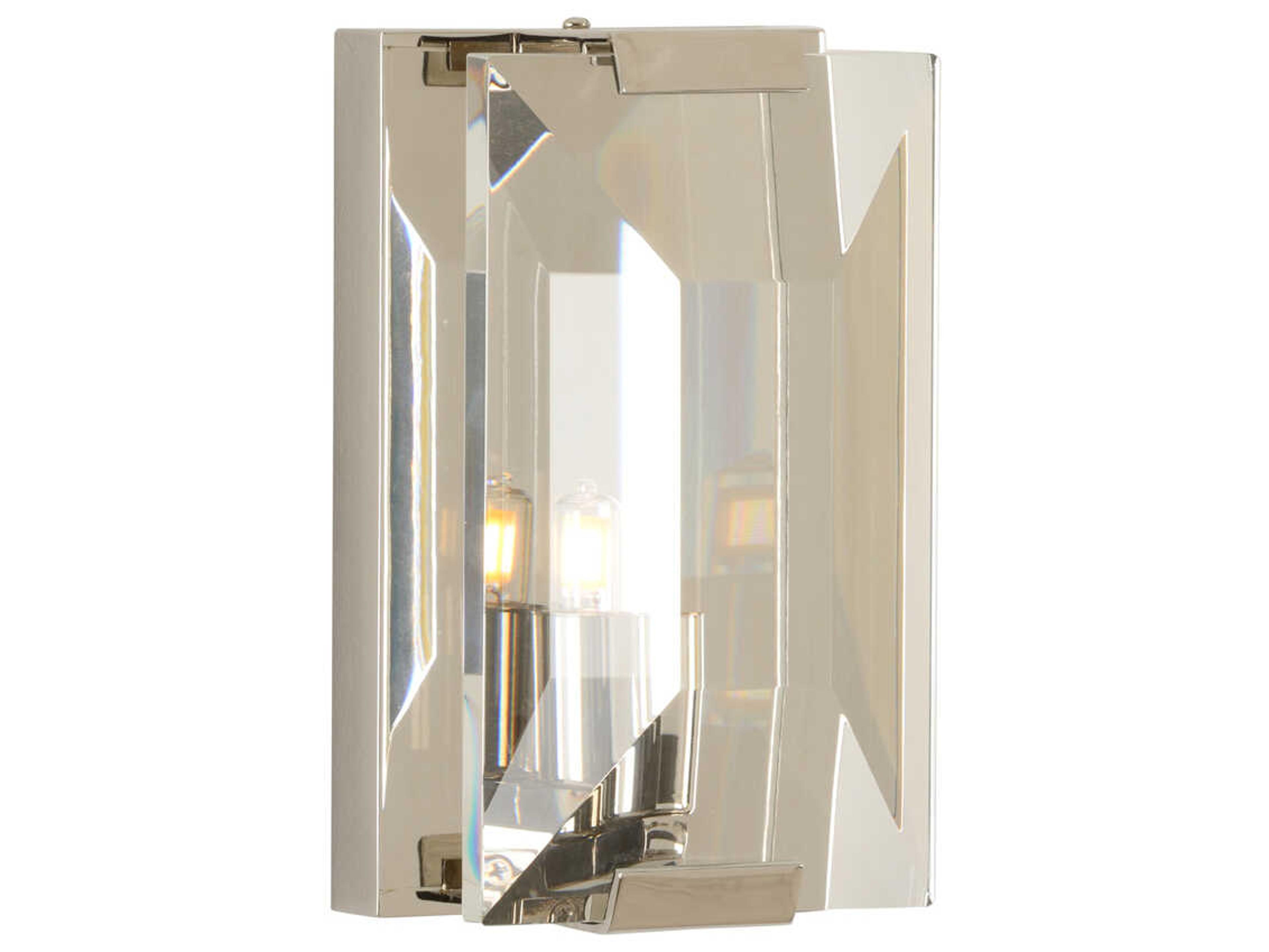 Metzinger 1-Light Polished Nickel Wall Sconce