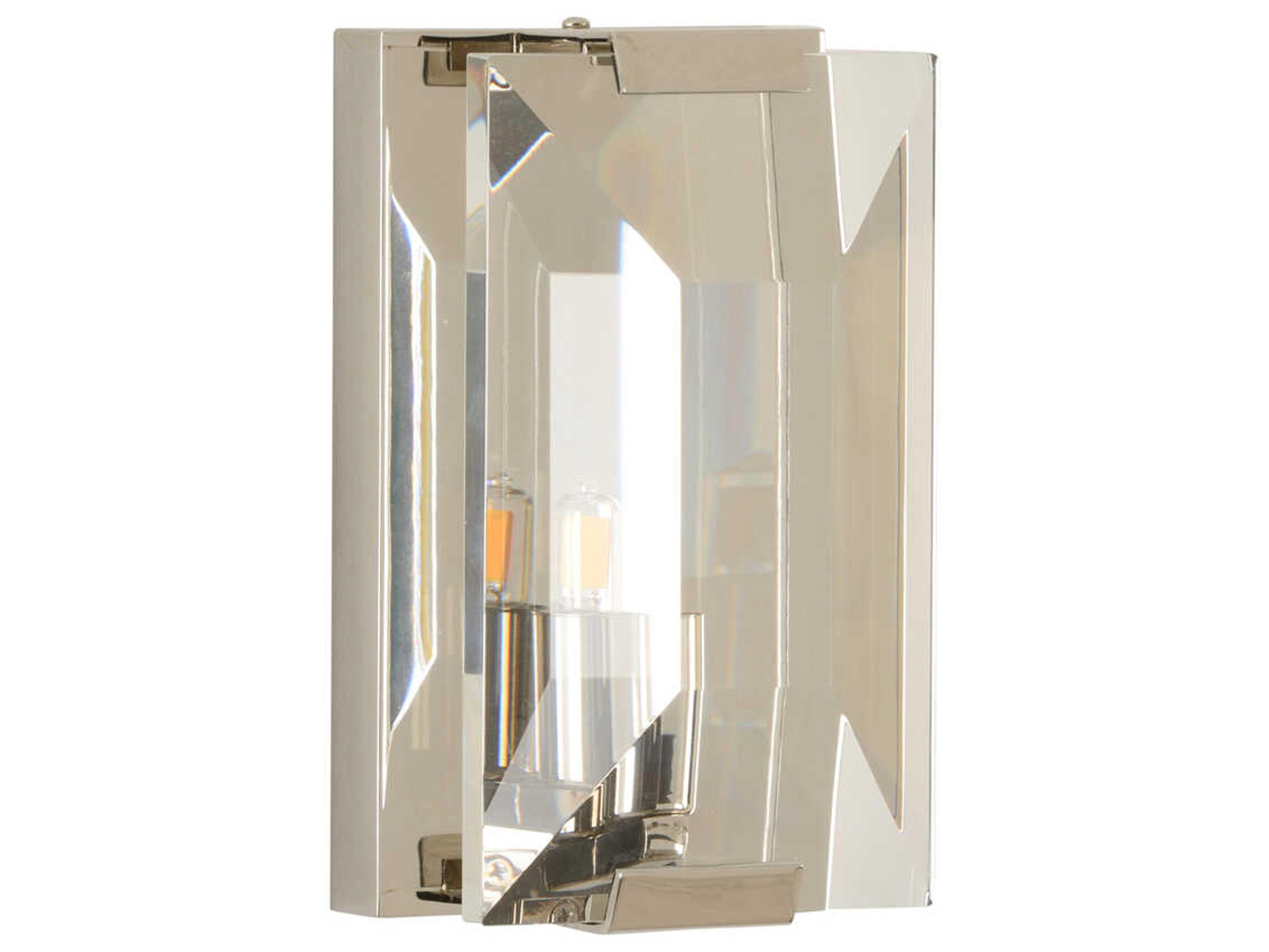 Wildwood Metzinger 1-Light Polished Nickel Wall Sconce