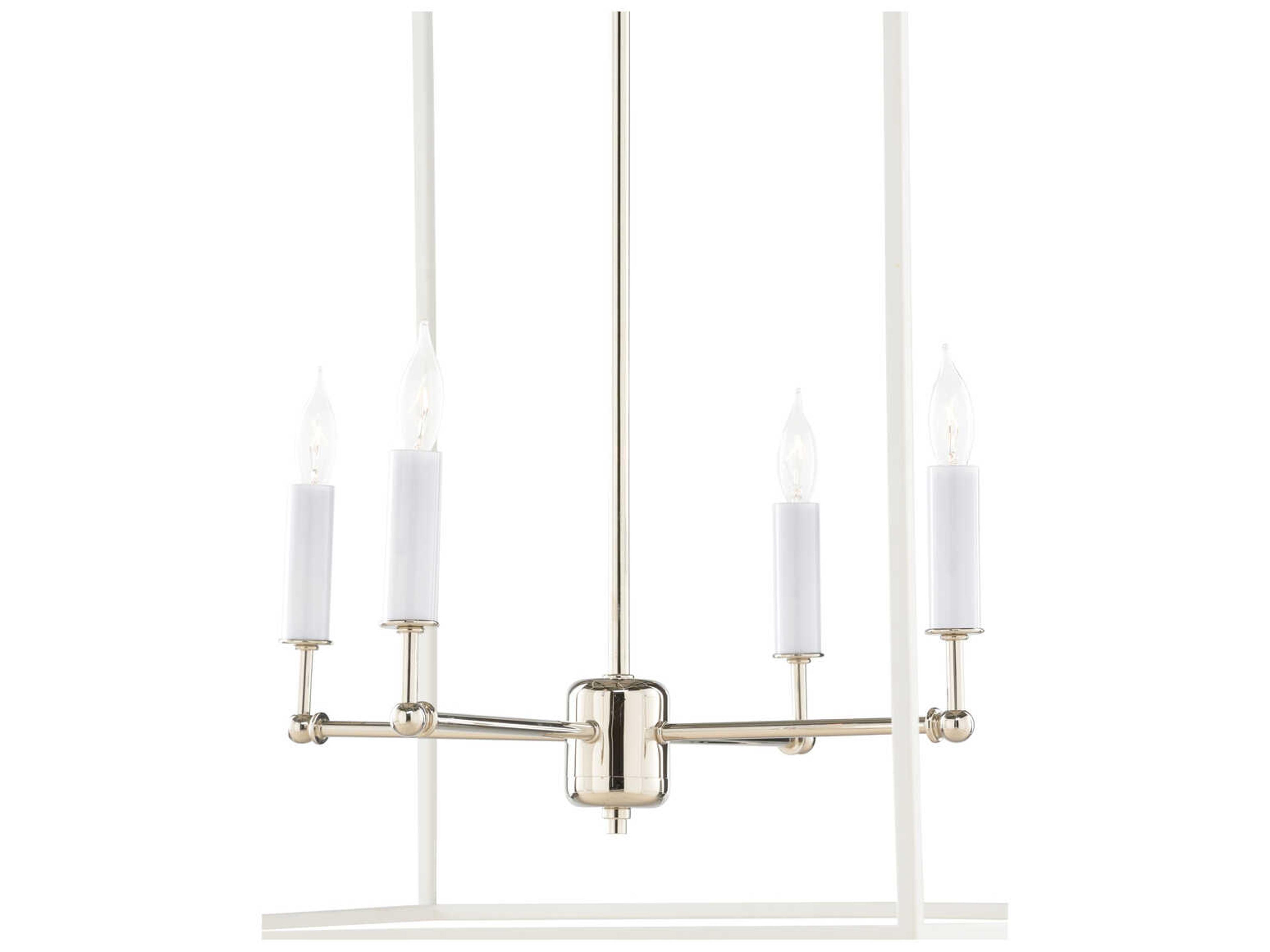Wildwood Avalon 4-Light White Cream Silver Pendant