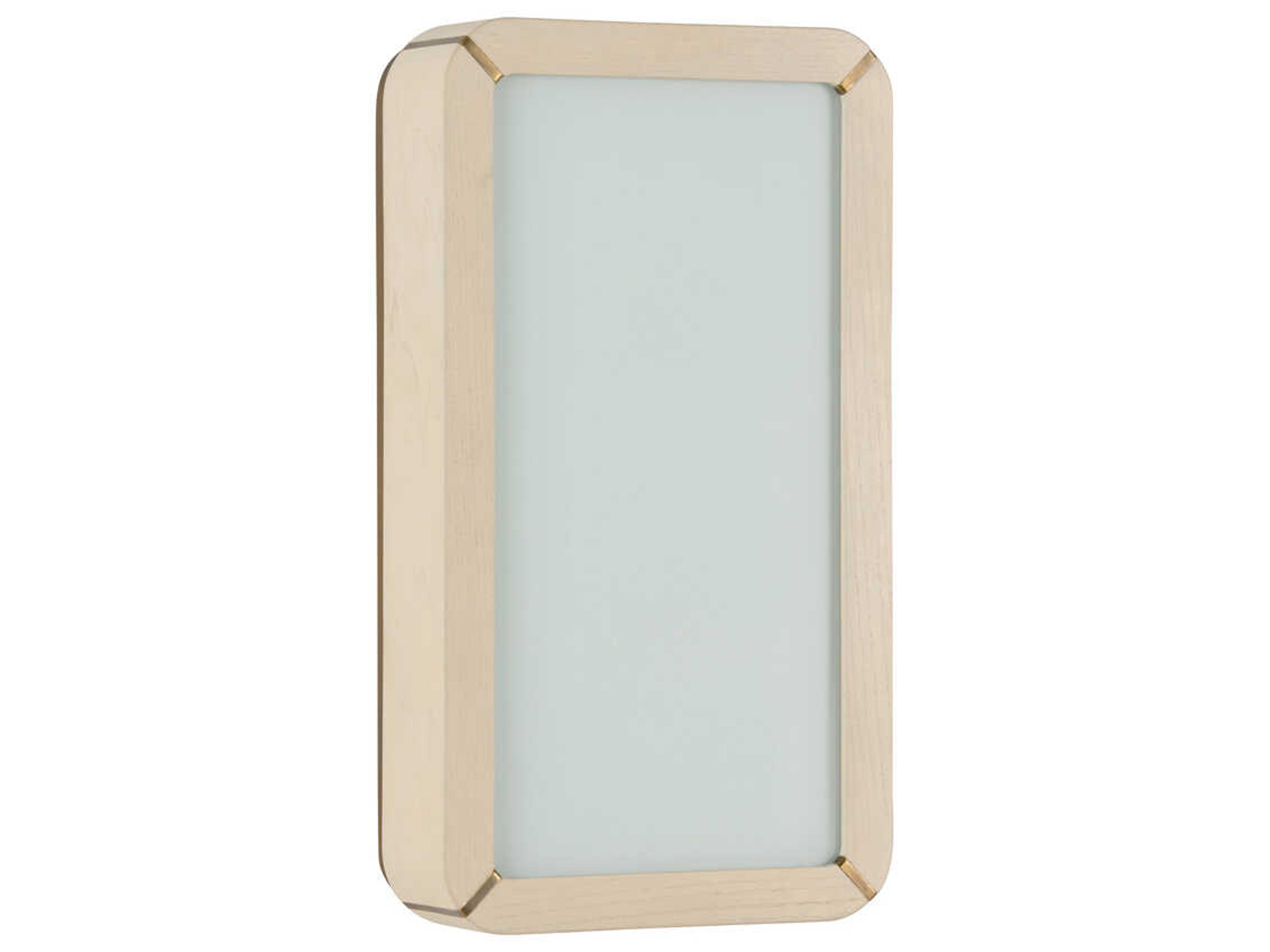 Wildwood Oak Island 2-Light Taupe Antique Brass Wall Sconce