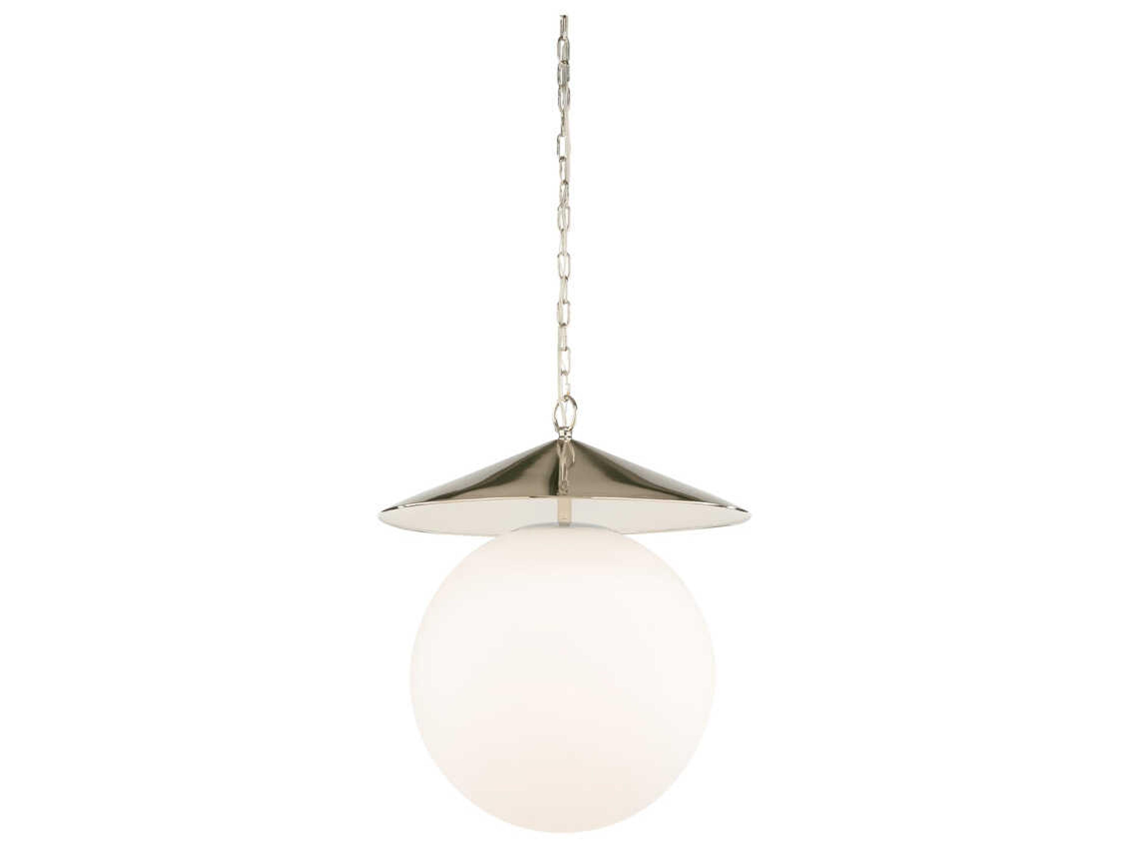 Wildwood Kyoto 1-Light Polished Nickel Globe Pendant