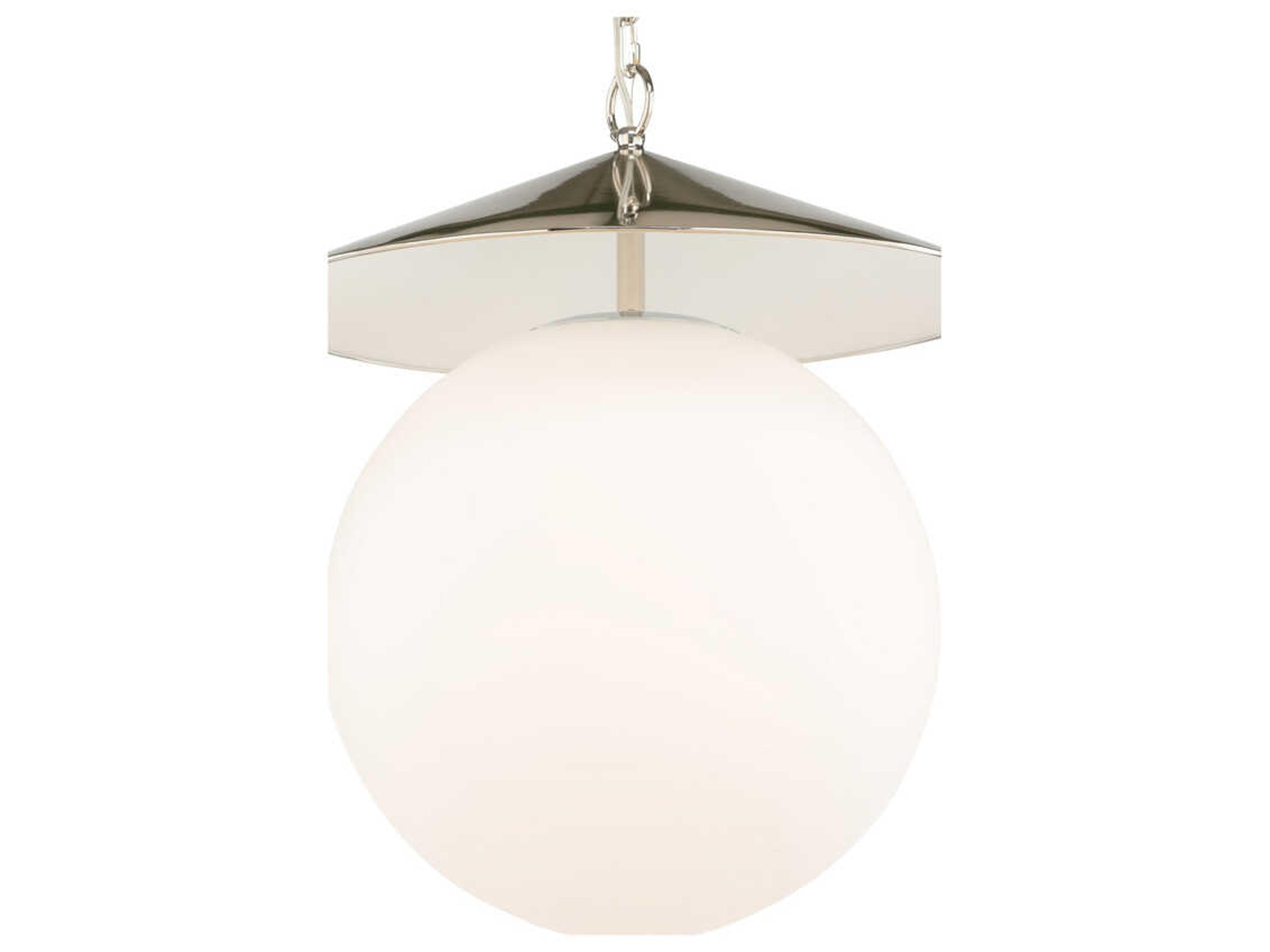 Wildwood Kyoto 1-Light Polished Nickel Globe Pendant