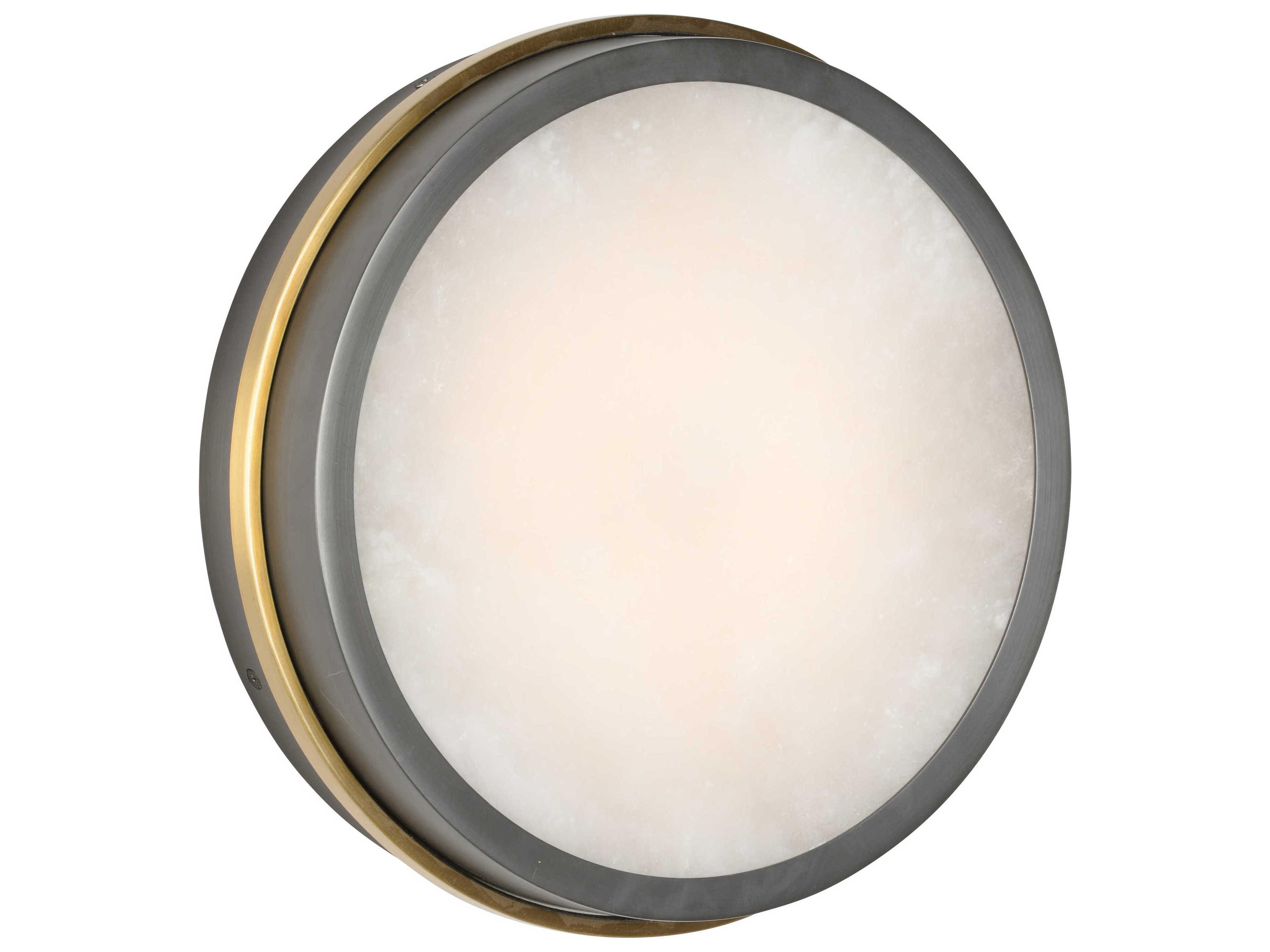 Moonlight 1-Light Antique Brass Bronze Wall Sconce