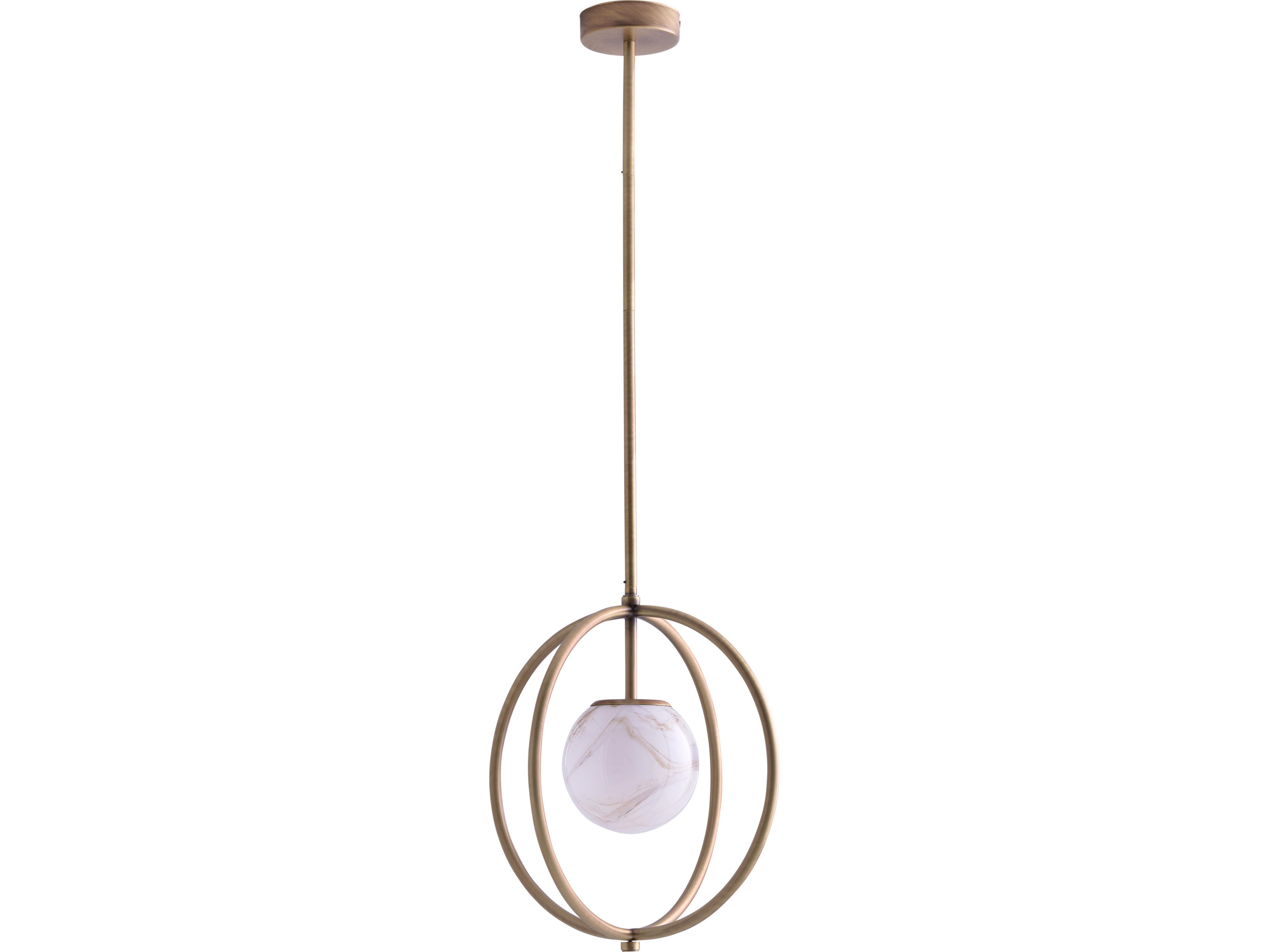 Wildwood 1-Light Bronze Globe Pendant
