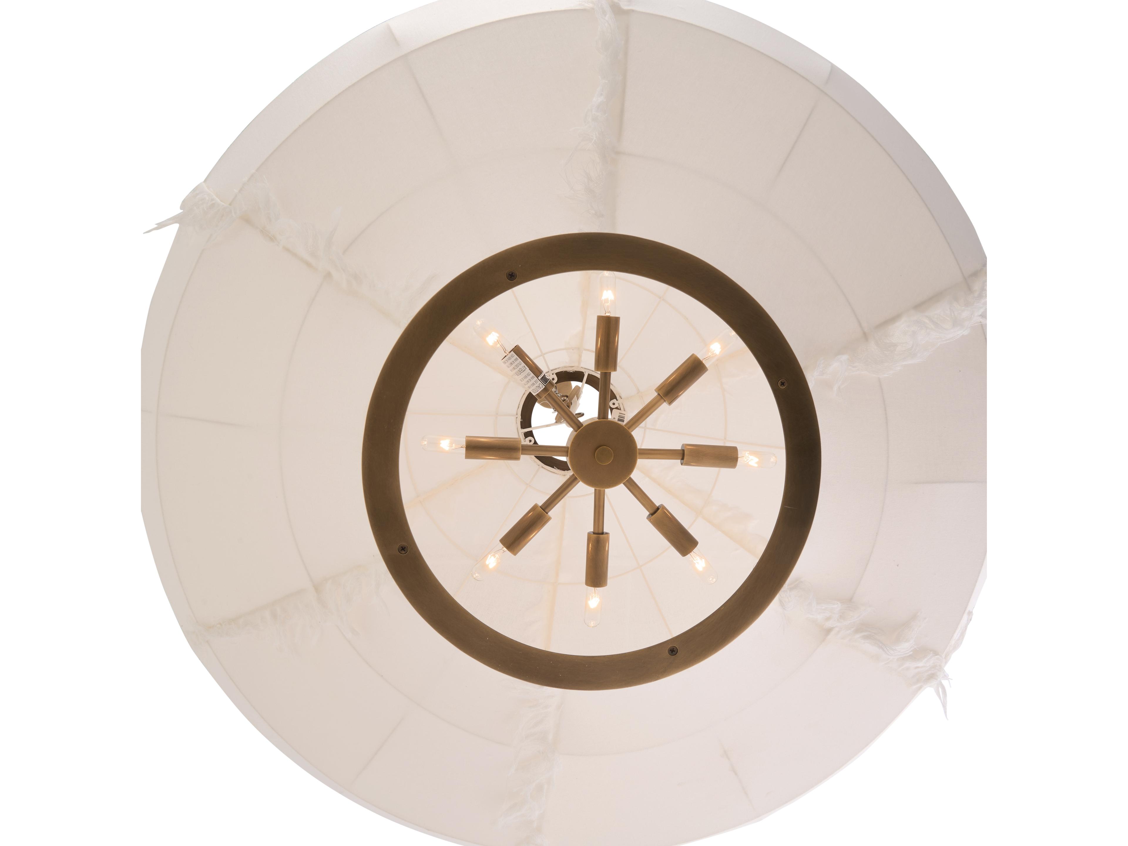 Wildwood 8-Light Natural White Pendant