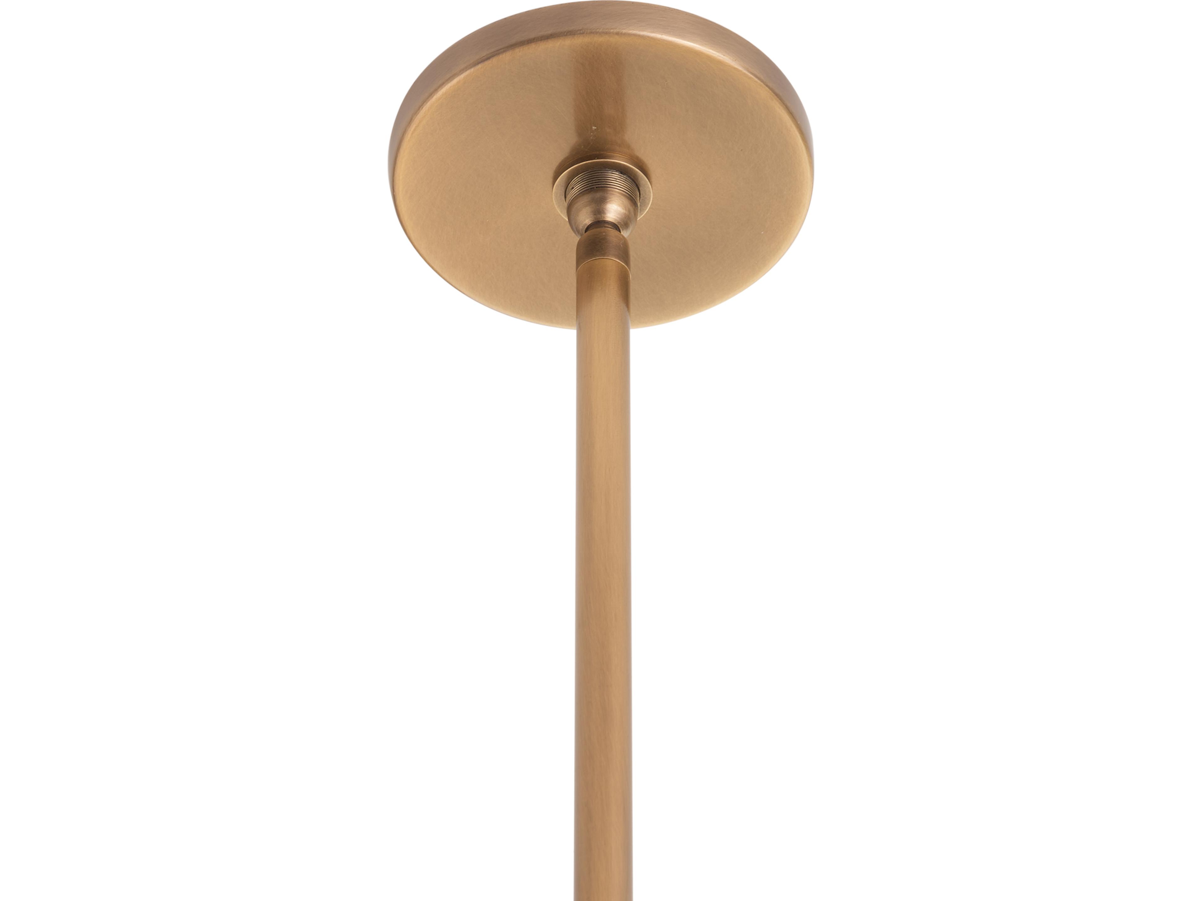 Wildwood 1-Light Natural Brown Bell Pendant