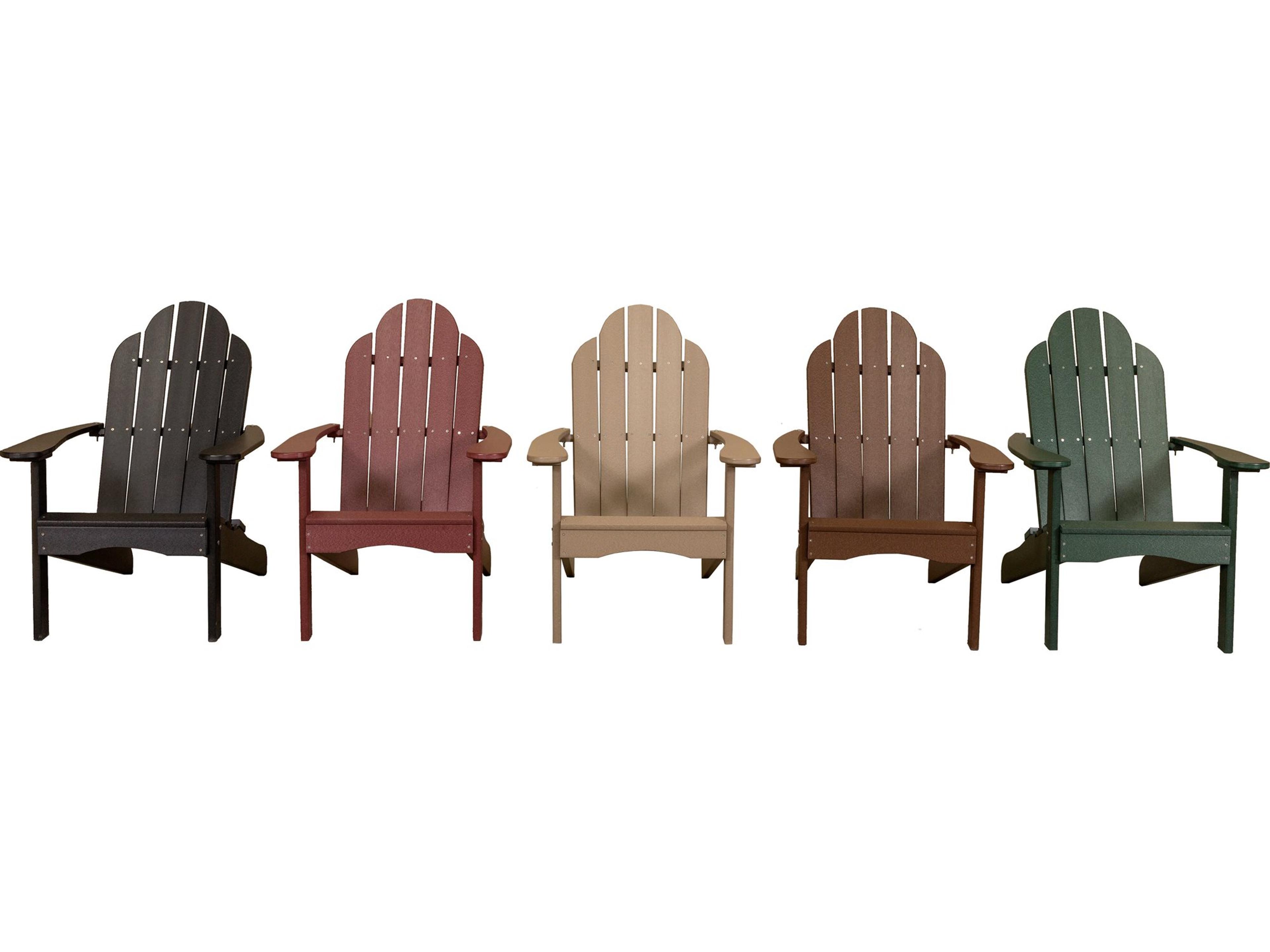 Classic Recycled Plastic 5 Piece Outdoor Patio Lounge Set