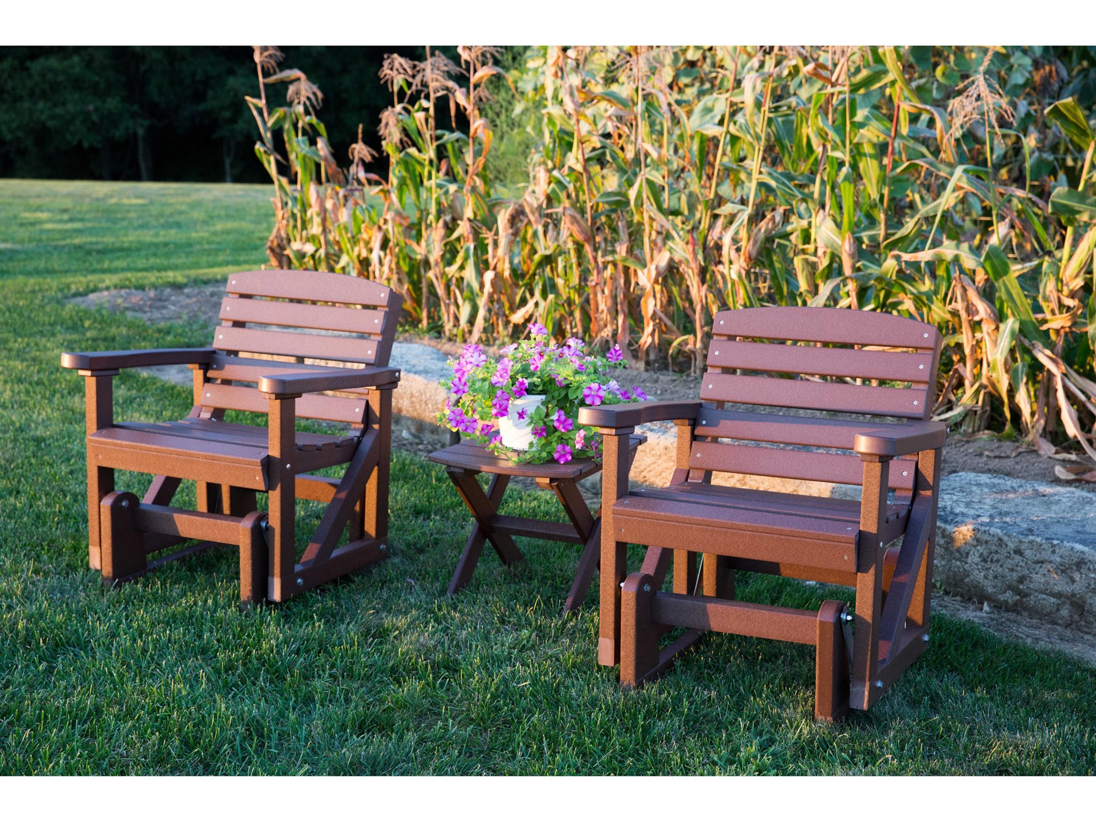 Classic Recycled Plastic 3 Piece Patio Lounge Set