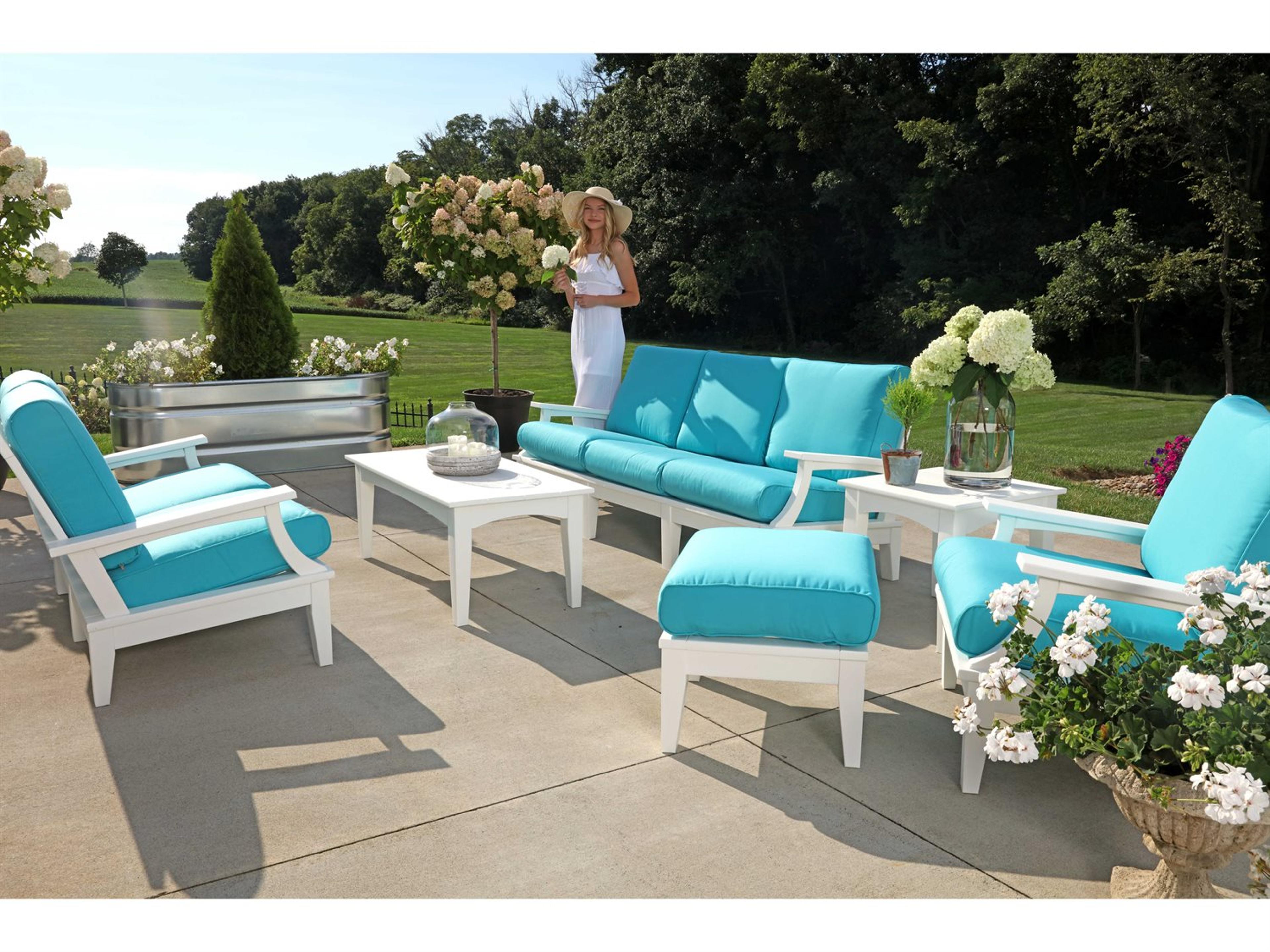 Heritage Recycled Plastic 6 Piece Patio Lounge Set
