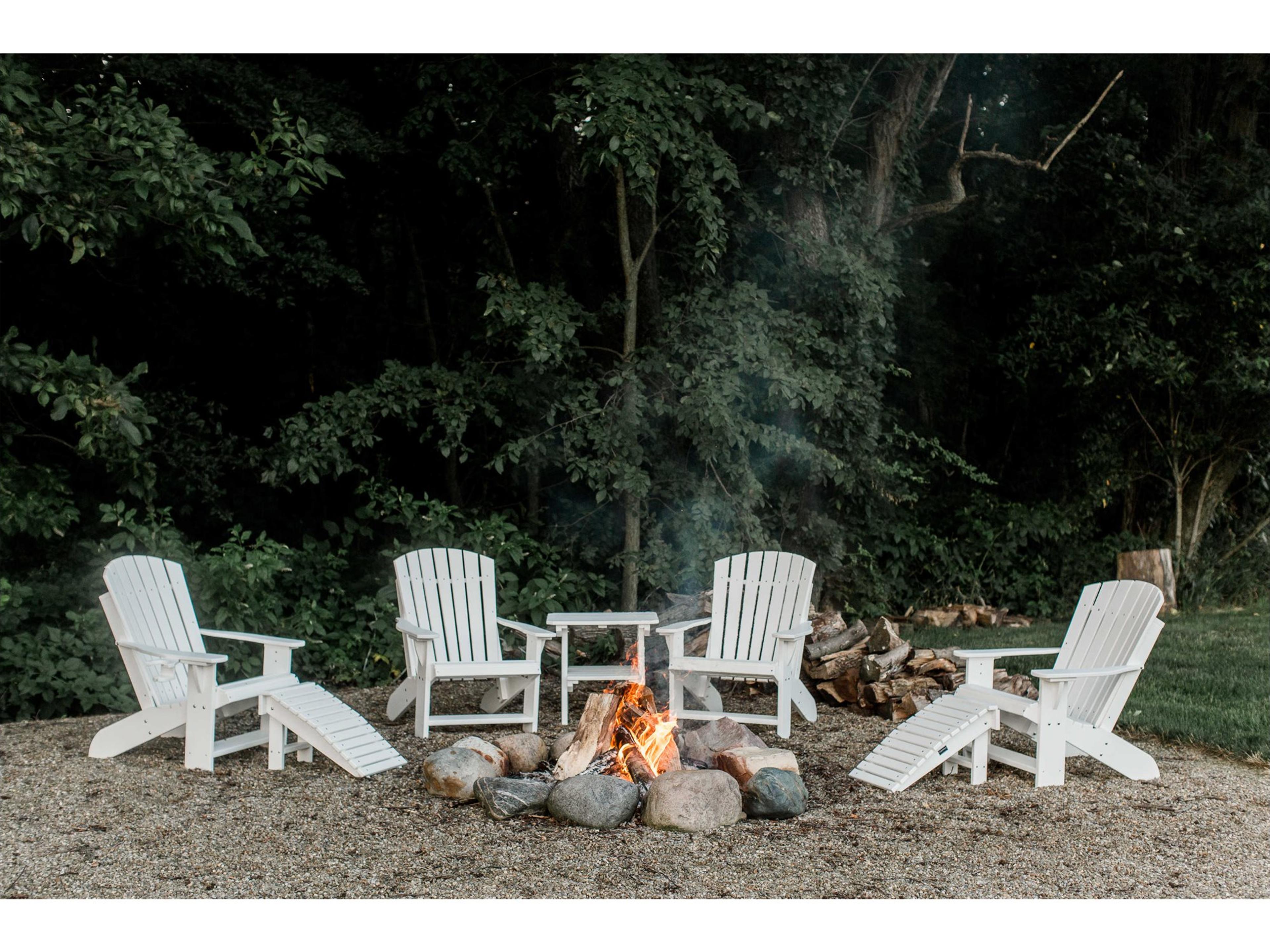 Heritage Recycled Plastic 7 Piece Outdoor Patio Lounge Set