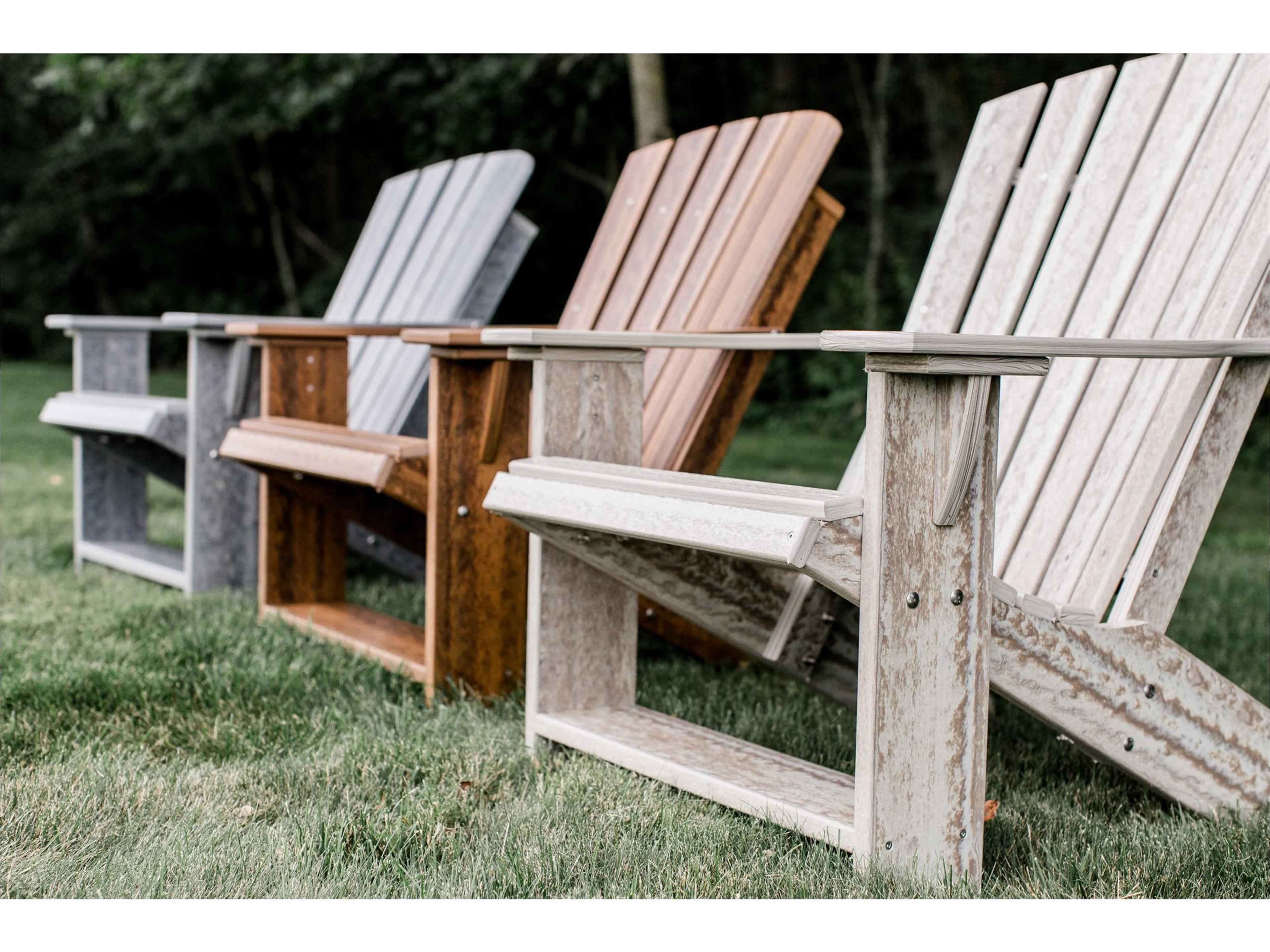 Heritage Recycled Plastic 3 Piece Outdoor Patio Lounge Set