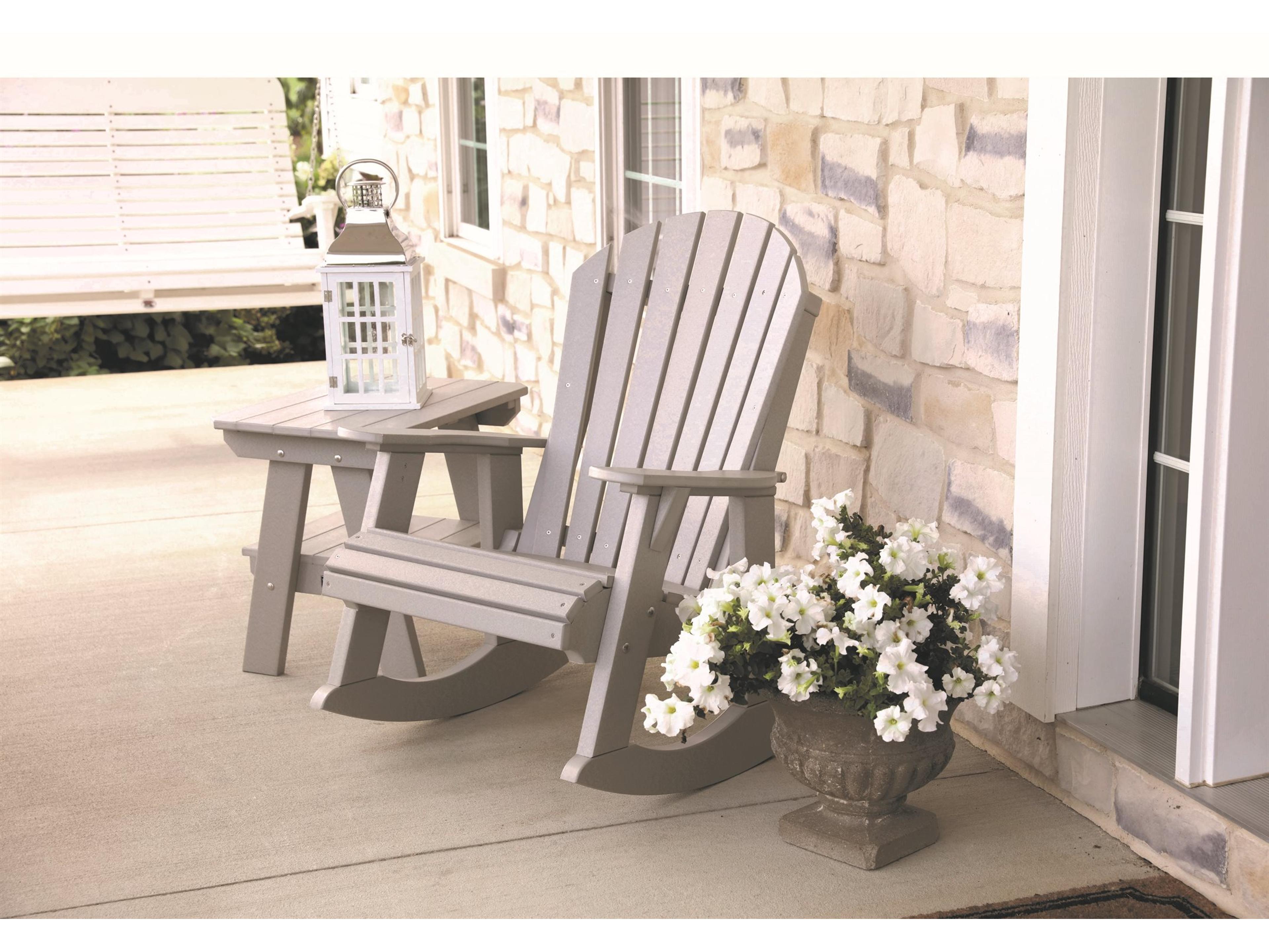 Heritage Recycled Plastic 2 Piece Outdoor Patio Lounge Set