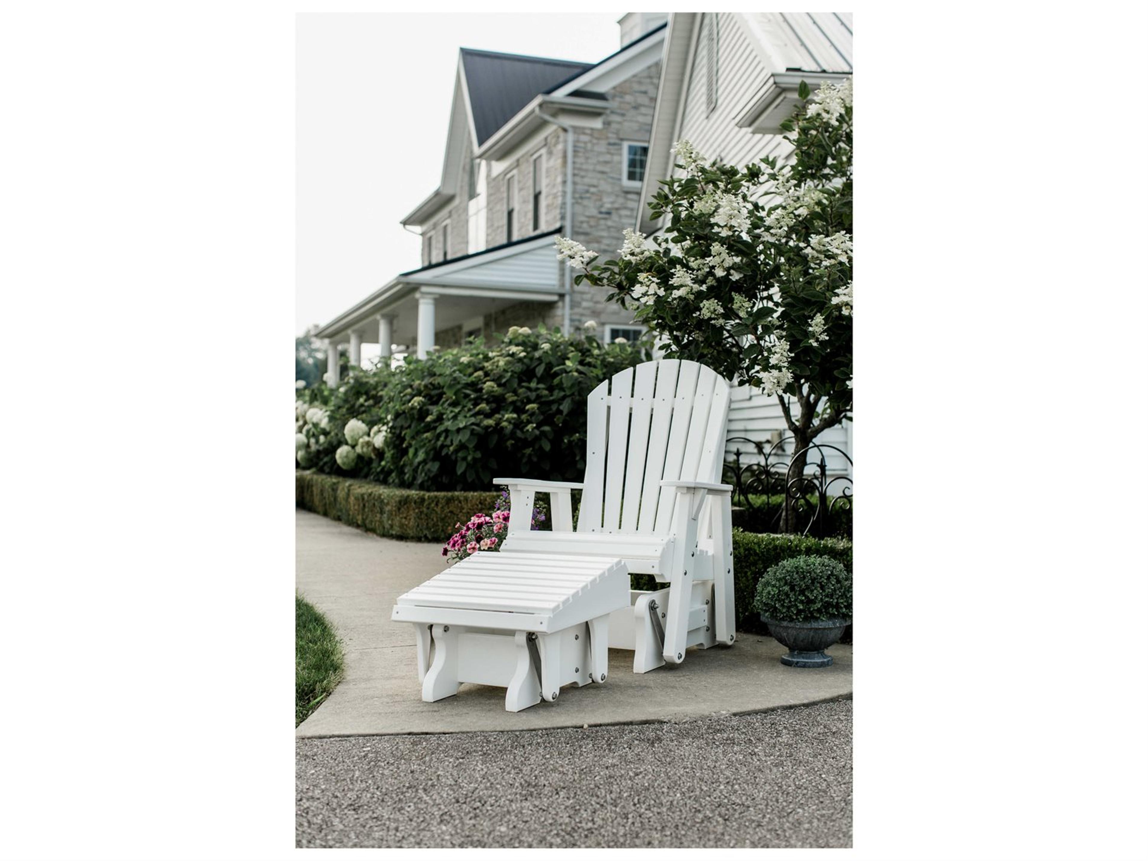 Heritage Recycled Plastic 2 Piece Outdoor Patio Lounge Set