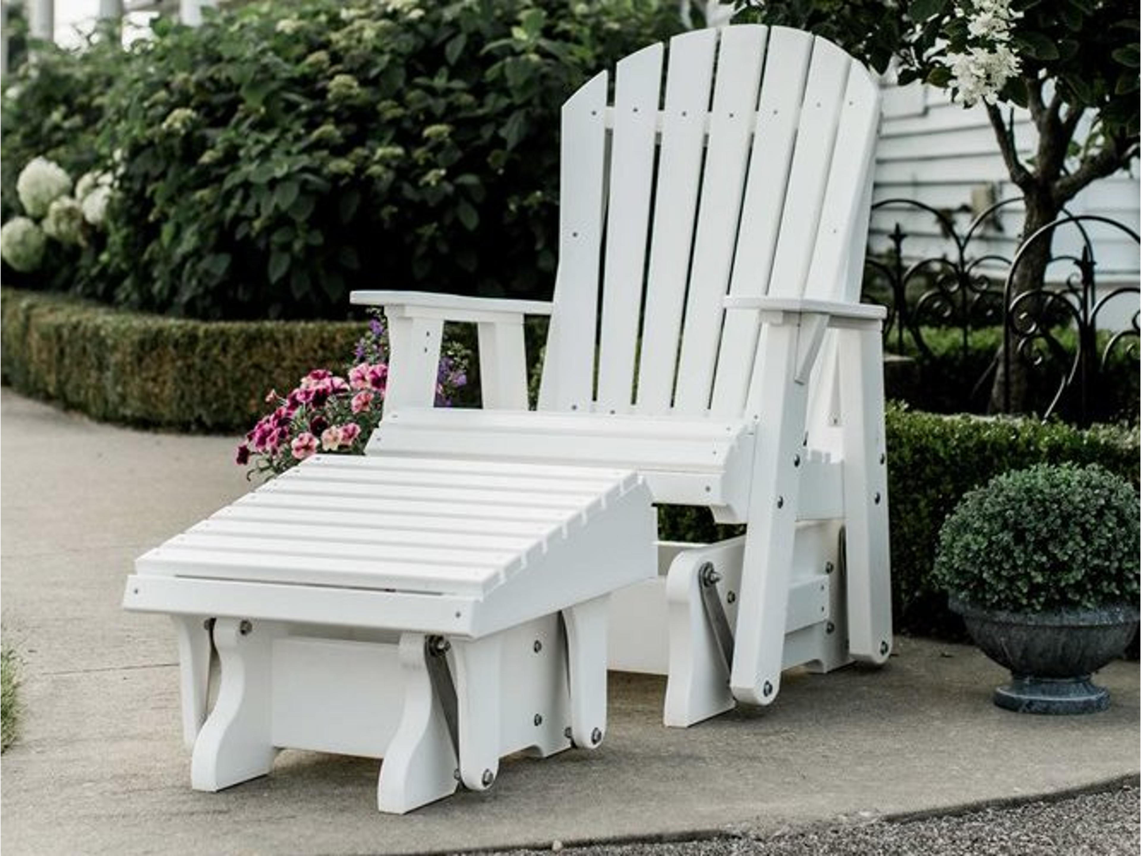 Heritage Recycled Plastic 2 Piece Outdoor Patio Lounge Set