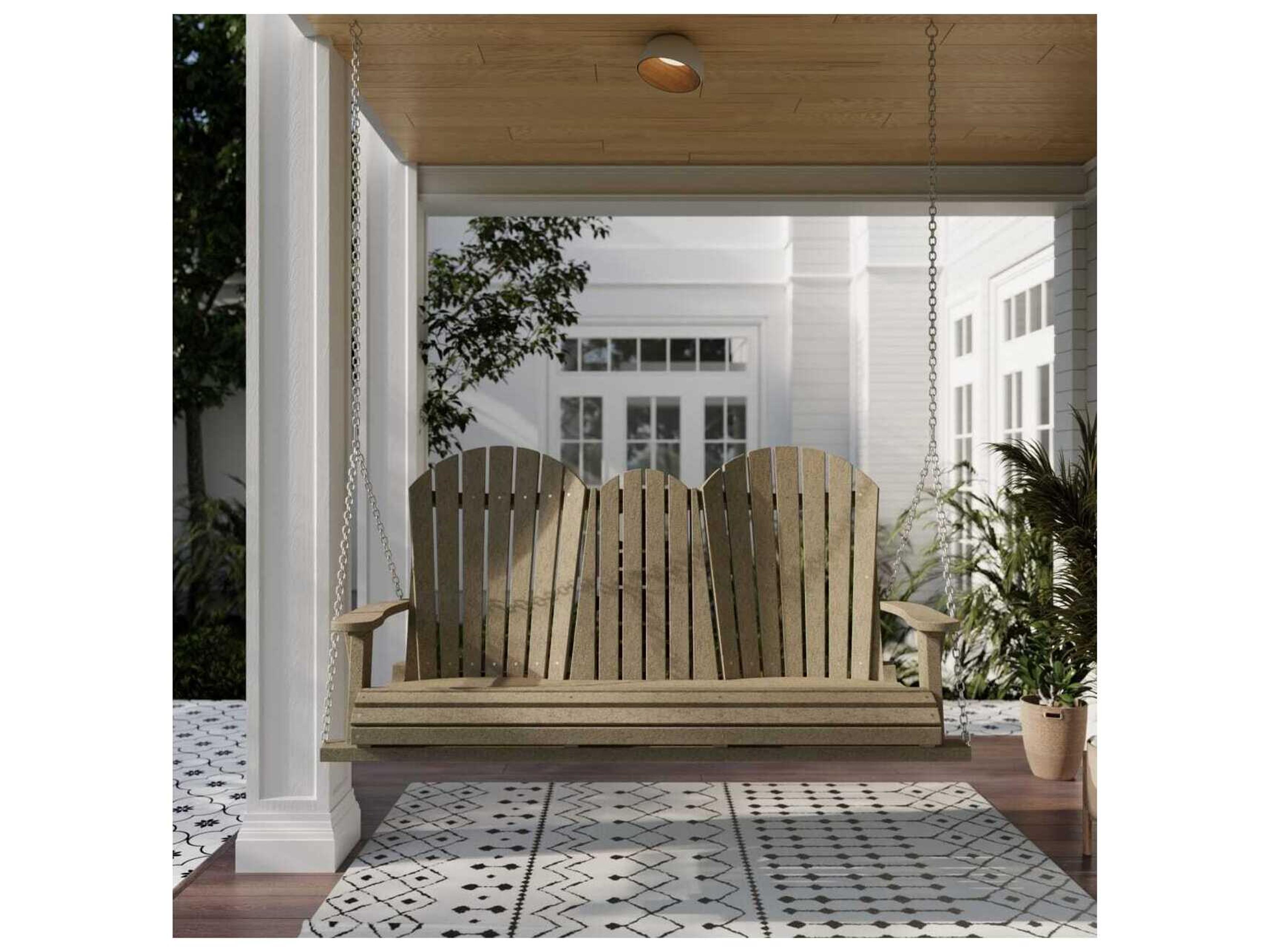 Wildridge Heritage Recycled Plastic 5' Swing with Console