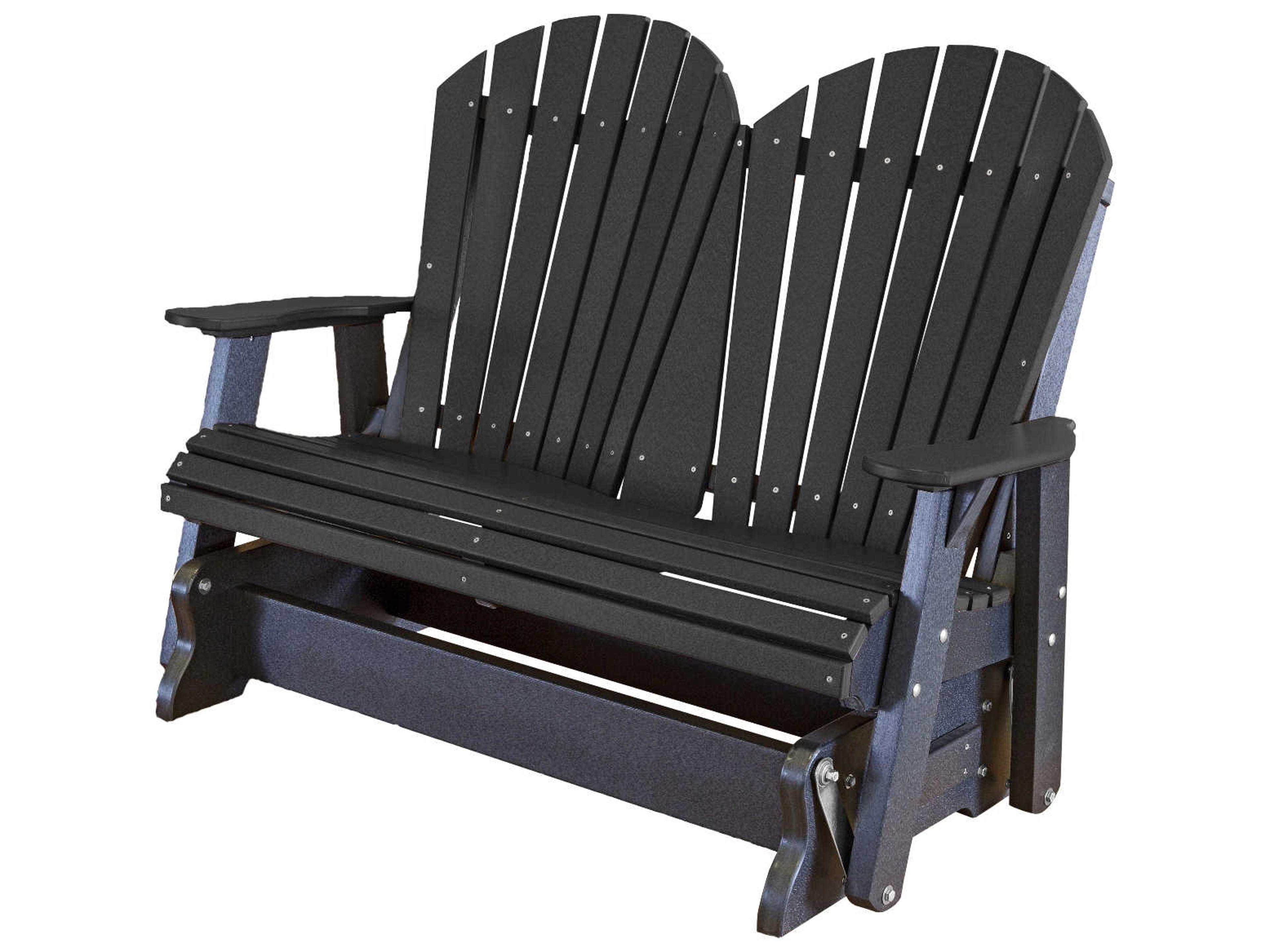 Wildridge Heritage Recycled Plastic Glider Outdoor Loveseat