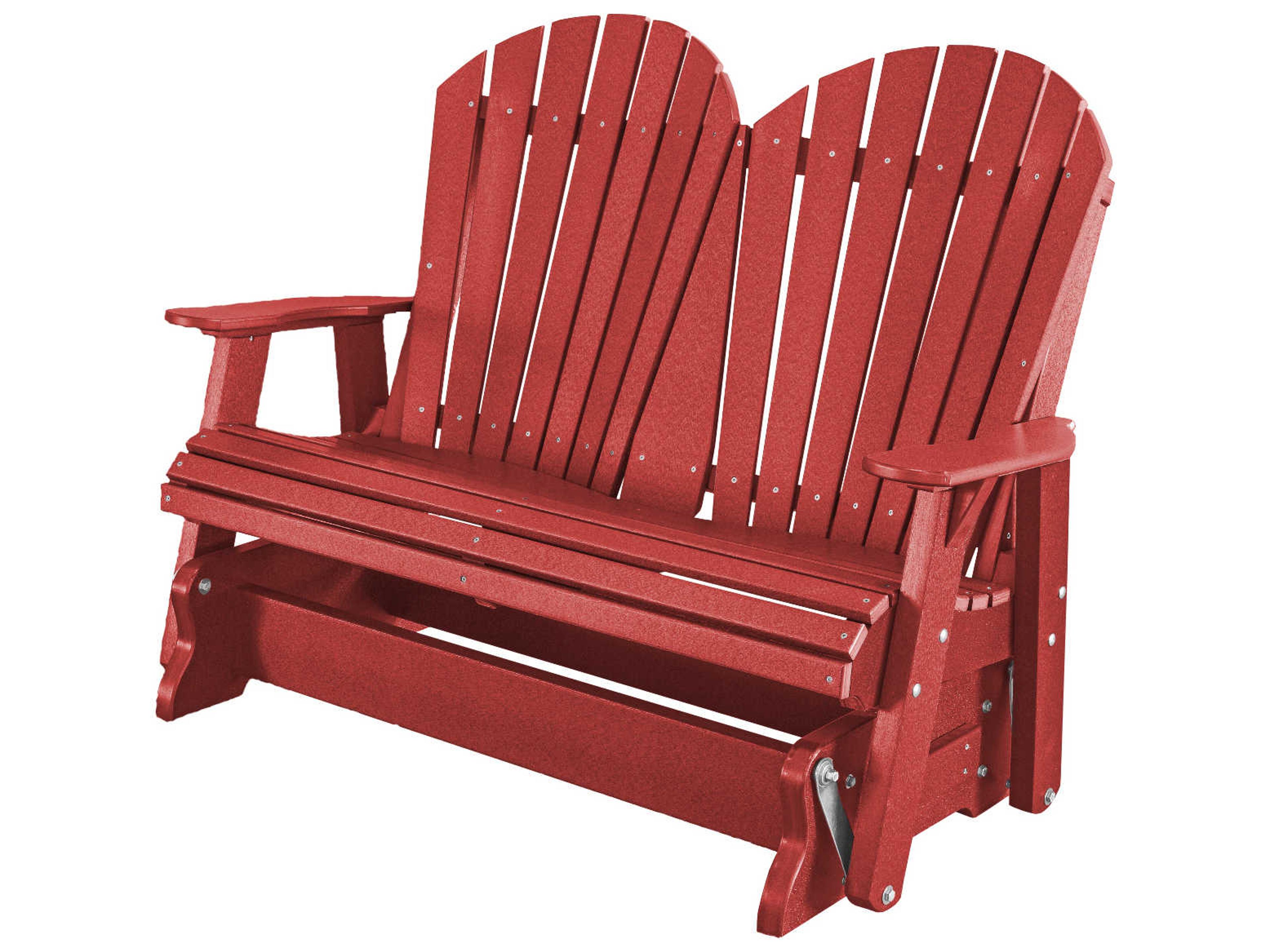 Wildridge Heritage Recycled Plastic Glider Outdoor Loveseat