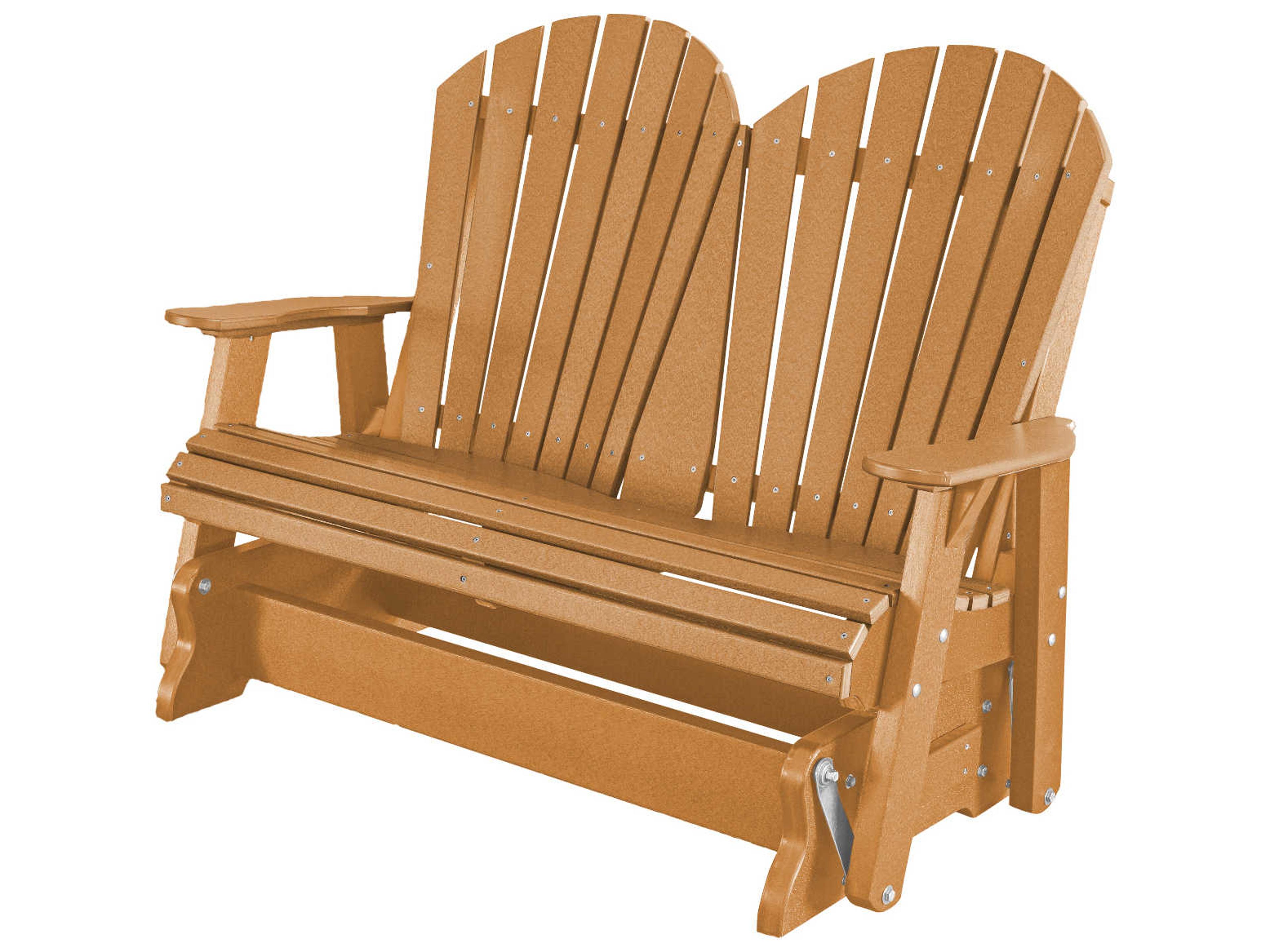 Wildridge Heritage Recycled Plastic Glider Outdoor Loveseat