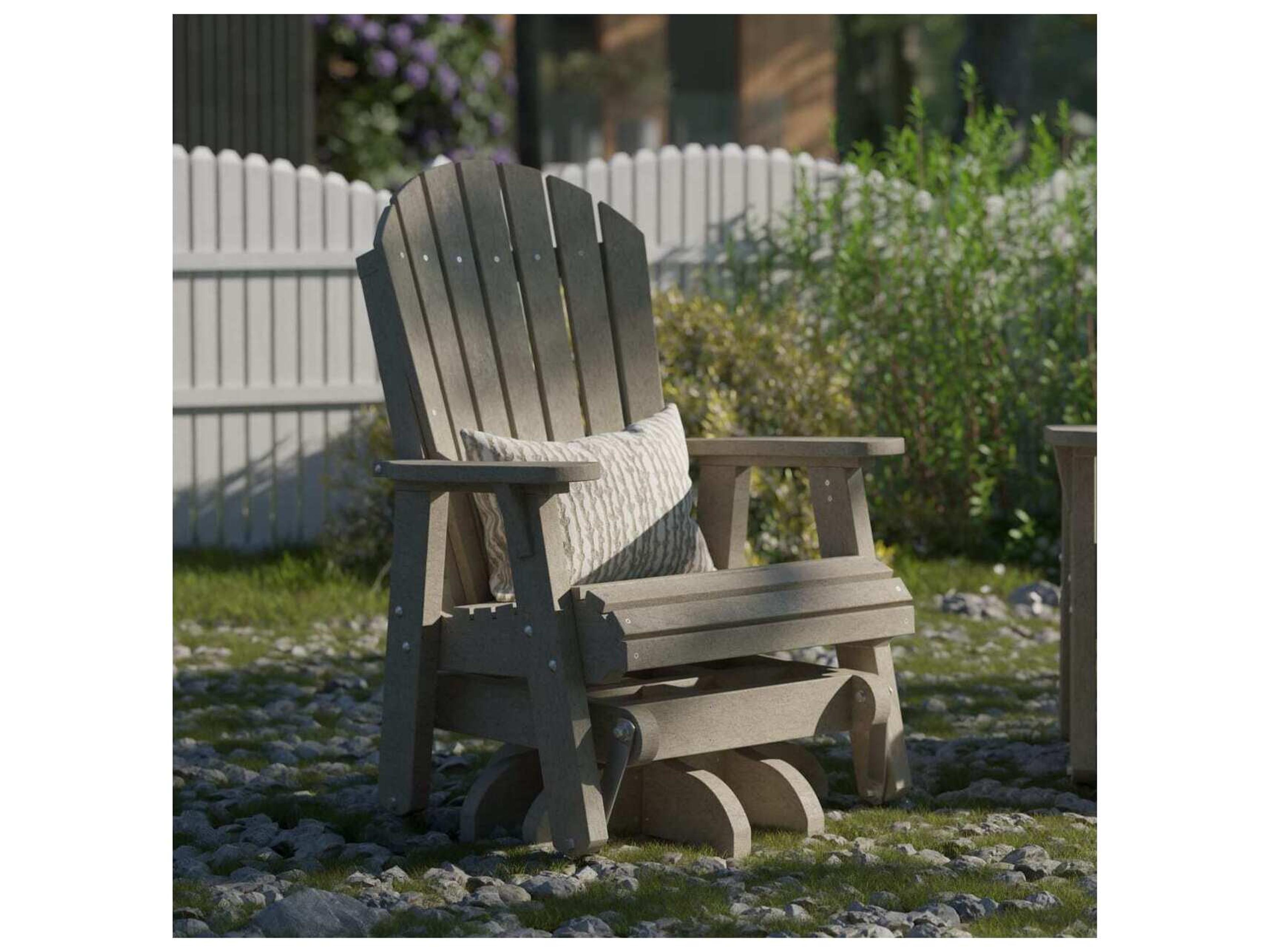 Wildridge Heritage Recycled Plastic Single Swivel Glider