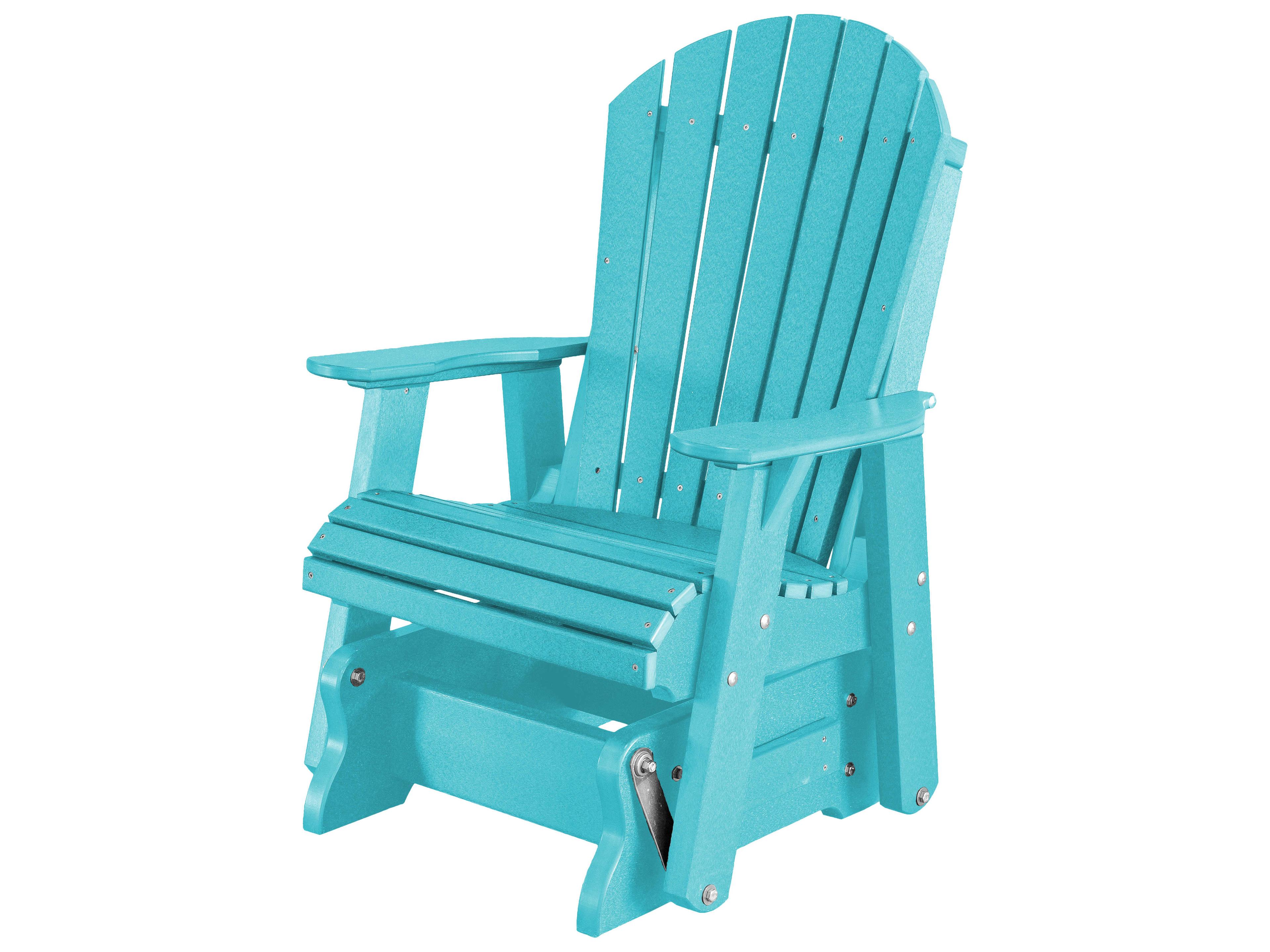 Wildridge Heritage Recycled Plastic Glider Outdoor Lounge Chair